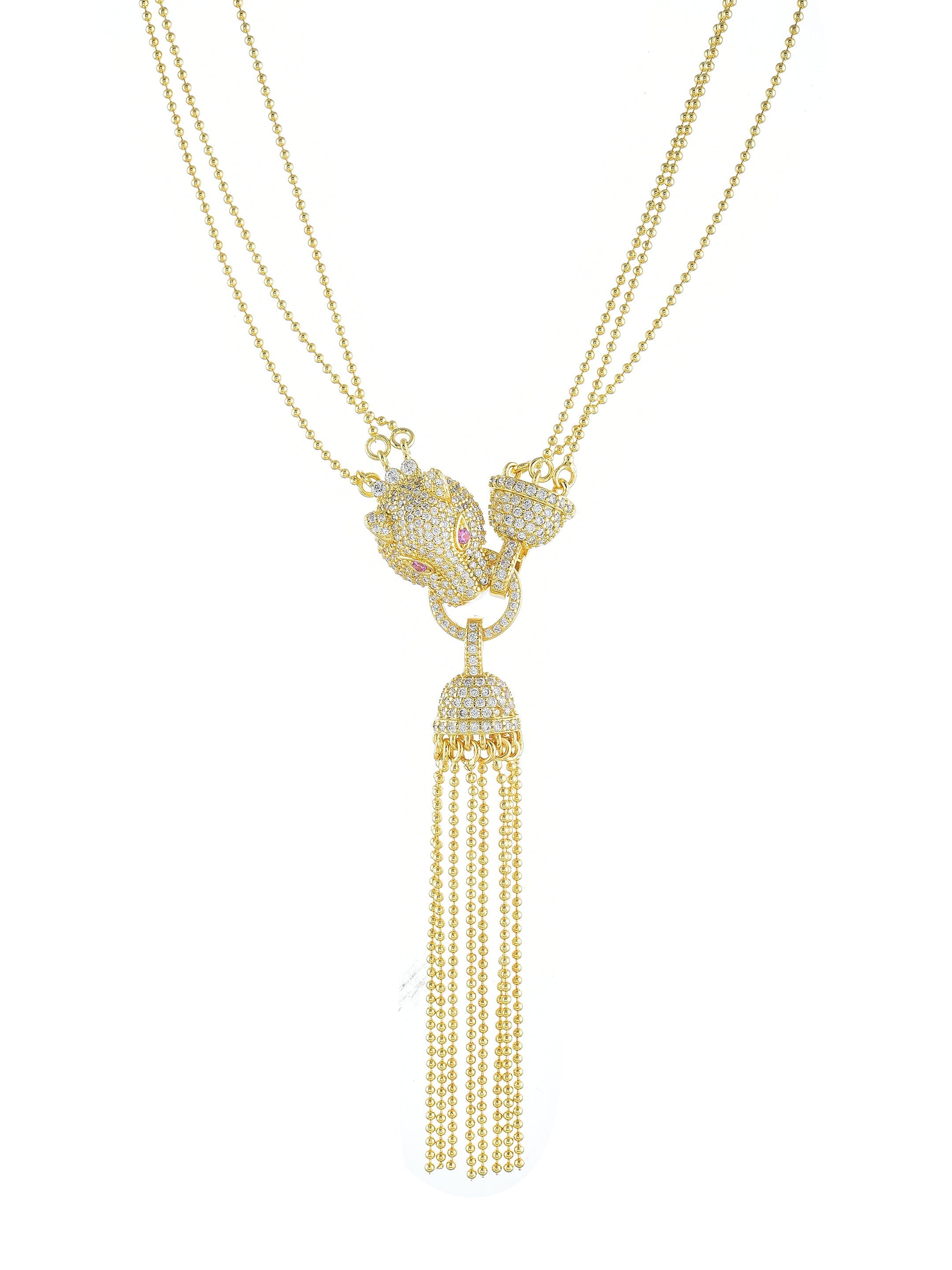 Klissaa Necklaces Gold Panther Necklace