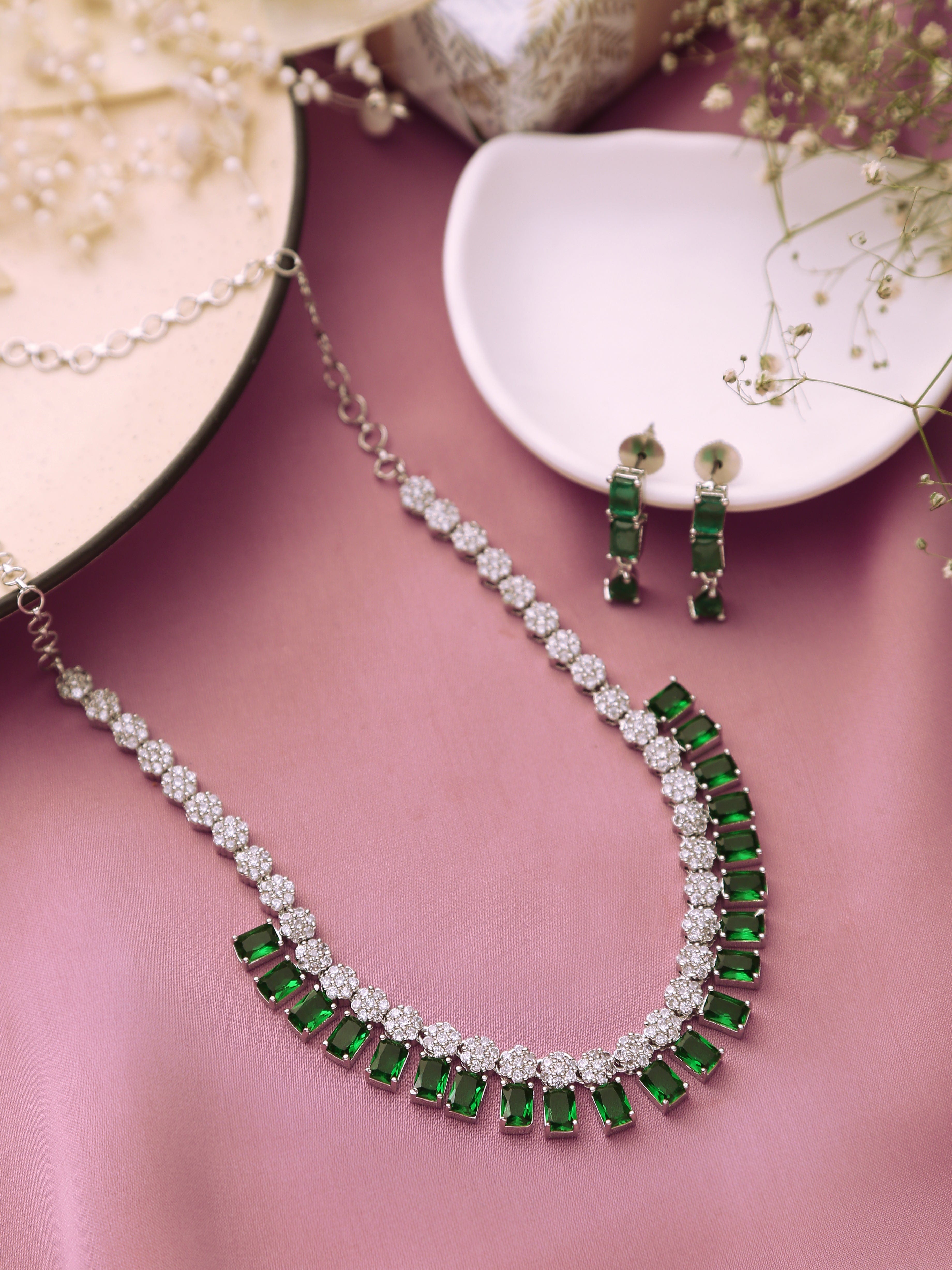 Klissaa Necklaces Magical Moments Austrian Crystals Necklace Set