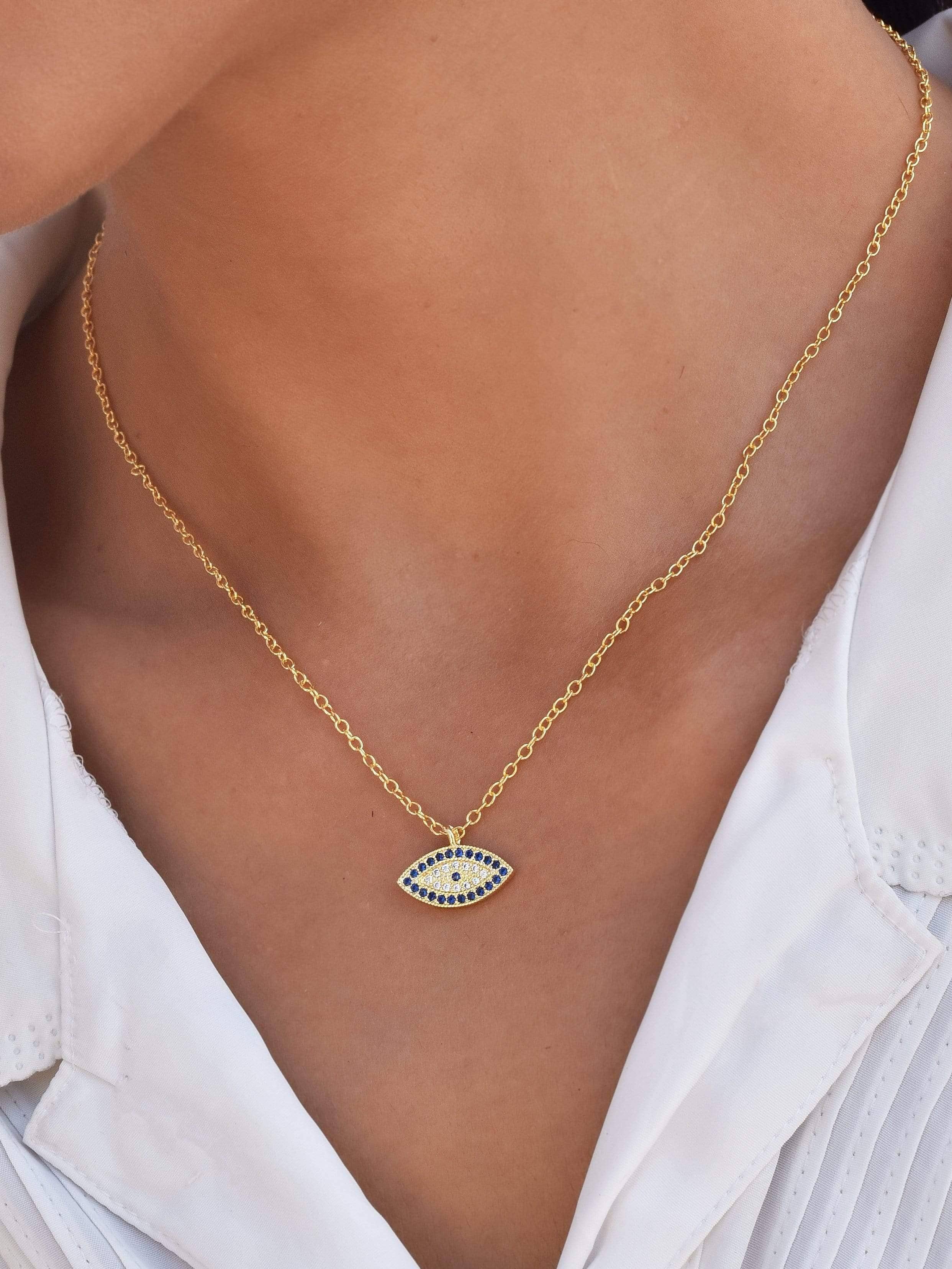 Klissaa Necklaces Molly Evil Eye Necklace