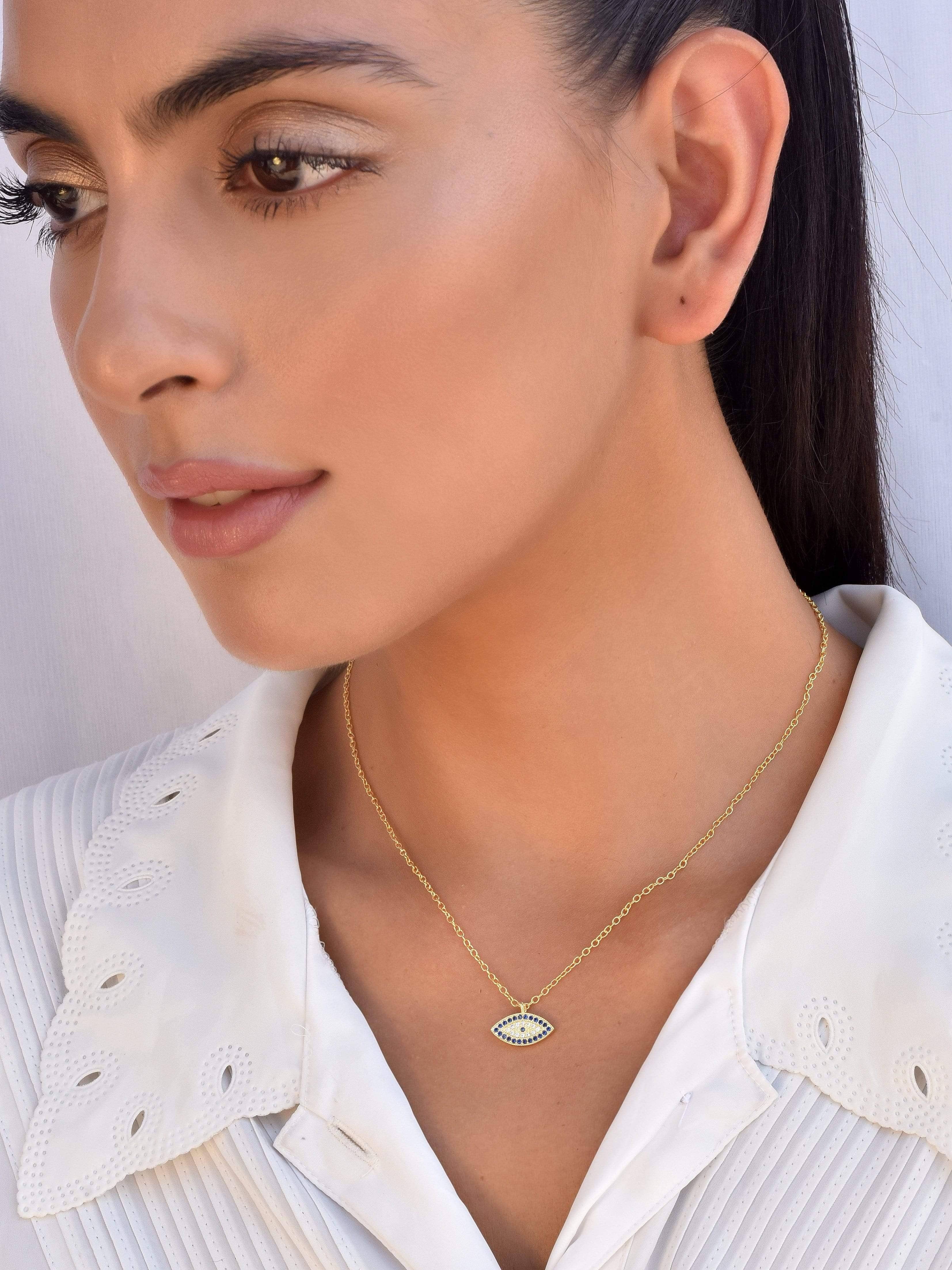 Klissaa Necklaces Molly Evil Eye Necklace
