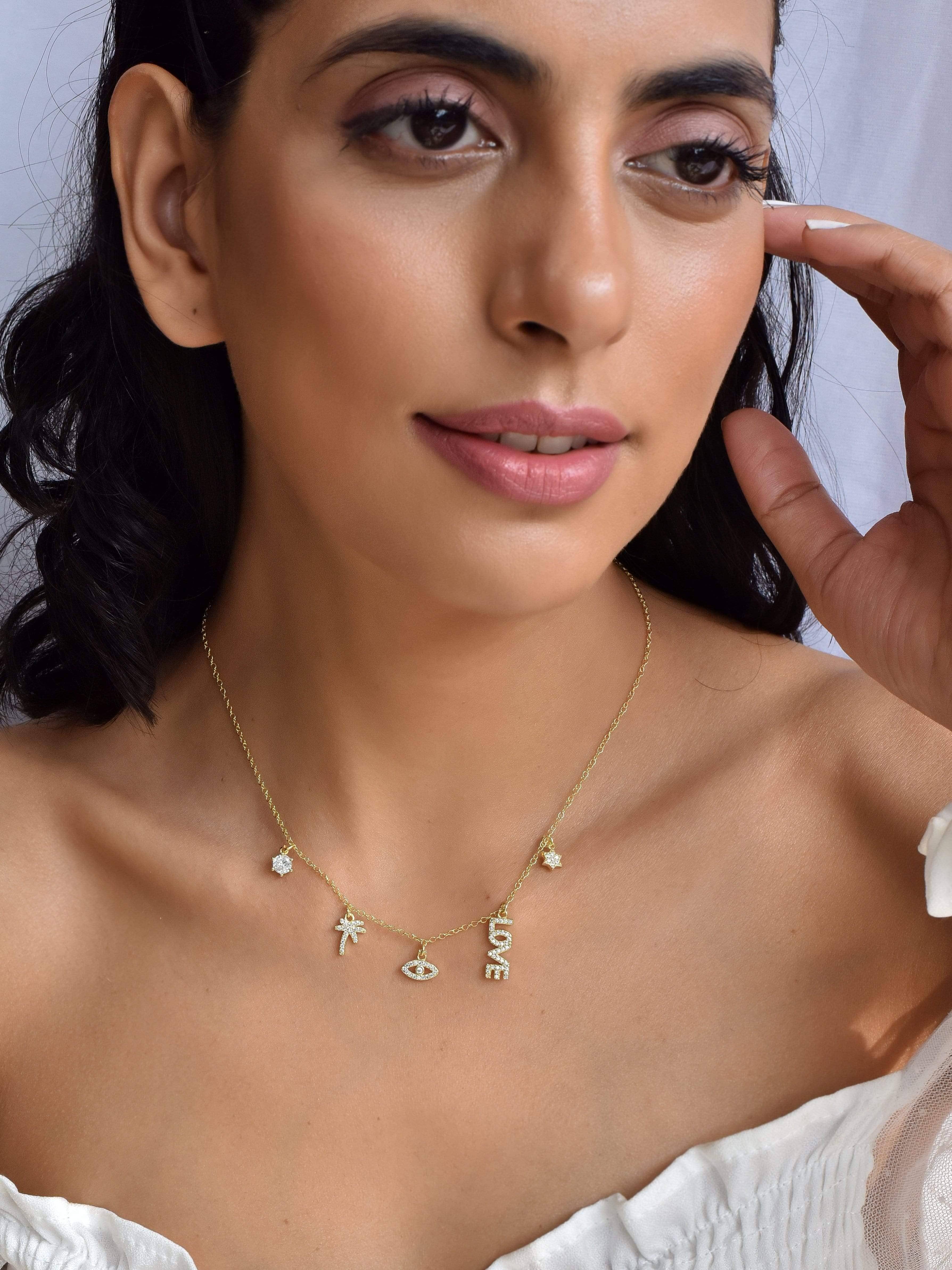 Klissaa Necklaces Montego Charm Necklace