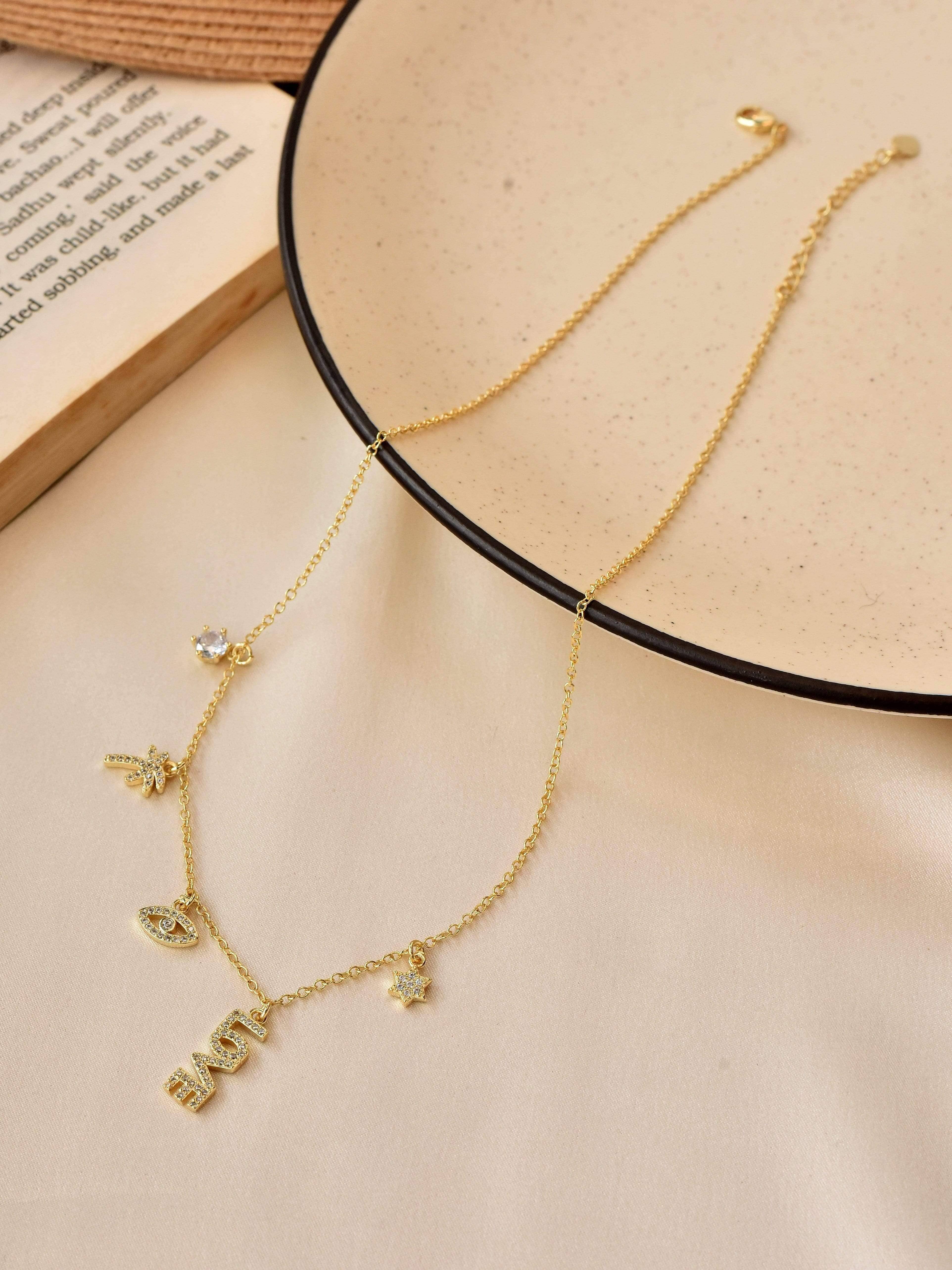 Klissaa Necklaces Montego Charm Necklace