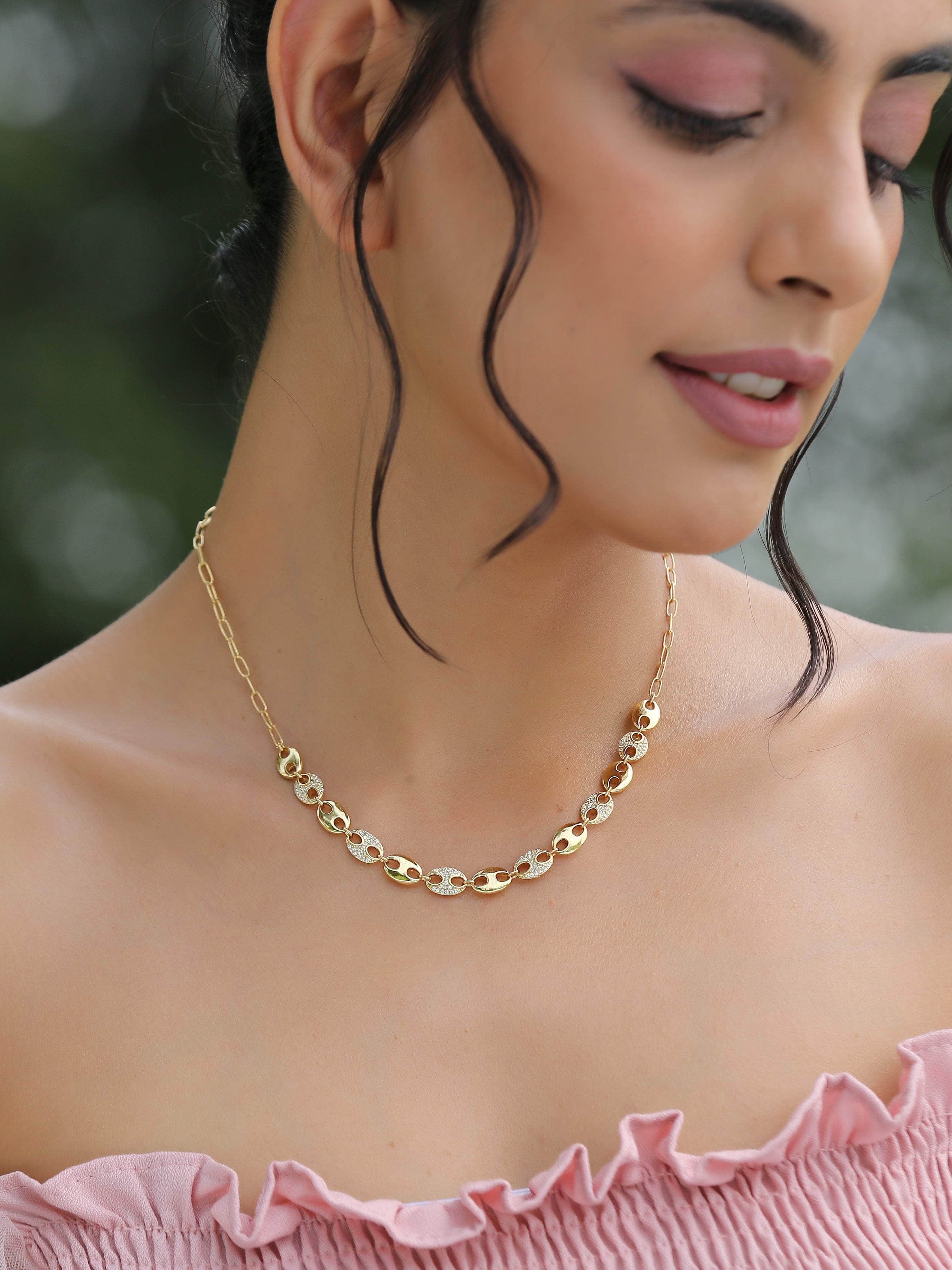 Klissaa Necklaces Patricia Gold Necklace