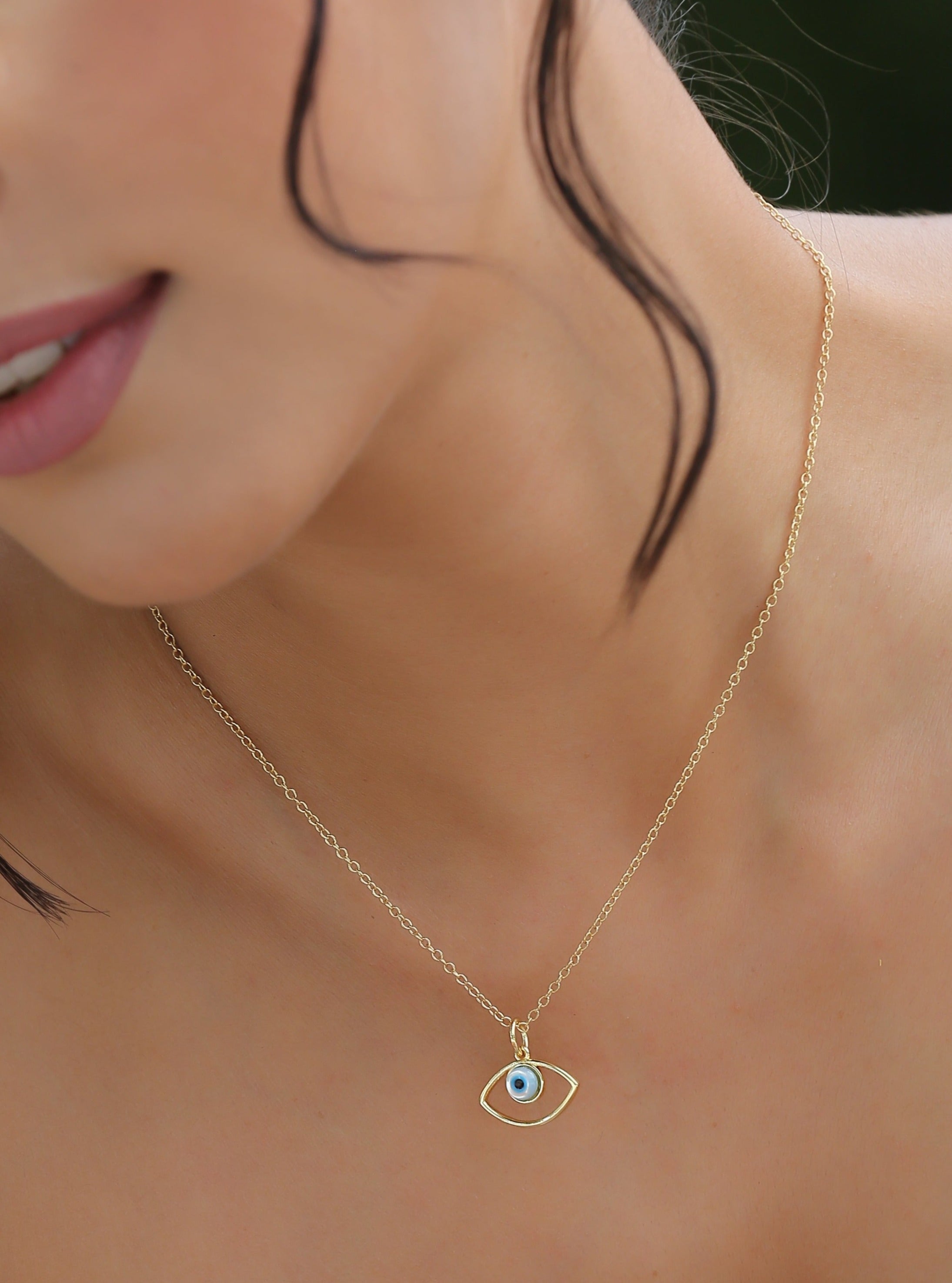 Klissaa Necklaces Tejran Evil Eye Necklace