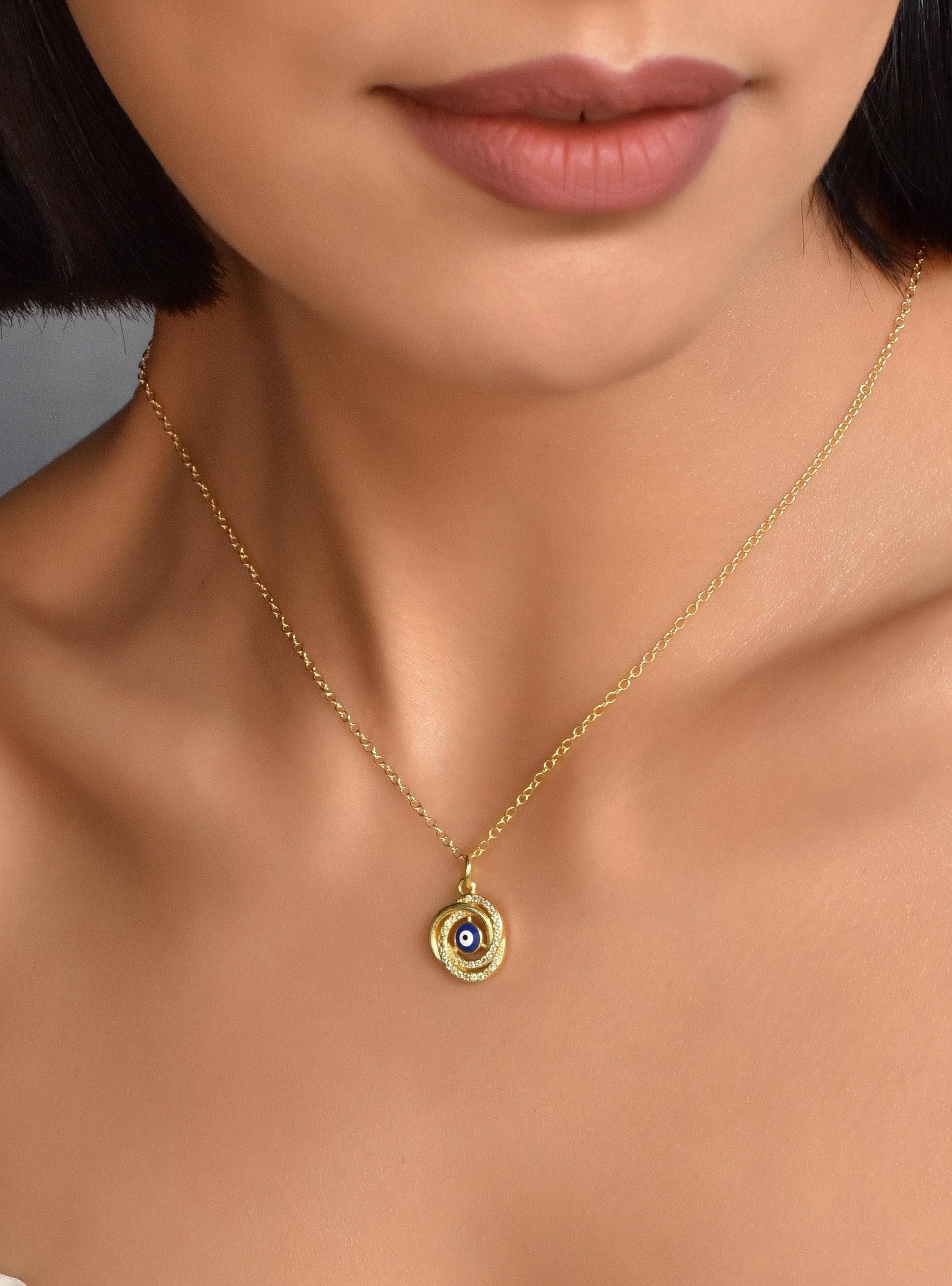 Klissaa Necklaces Zoe Evil Eye Necklace