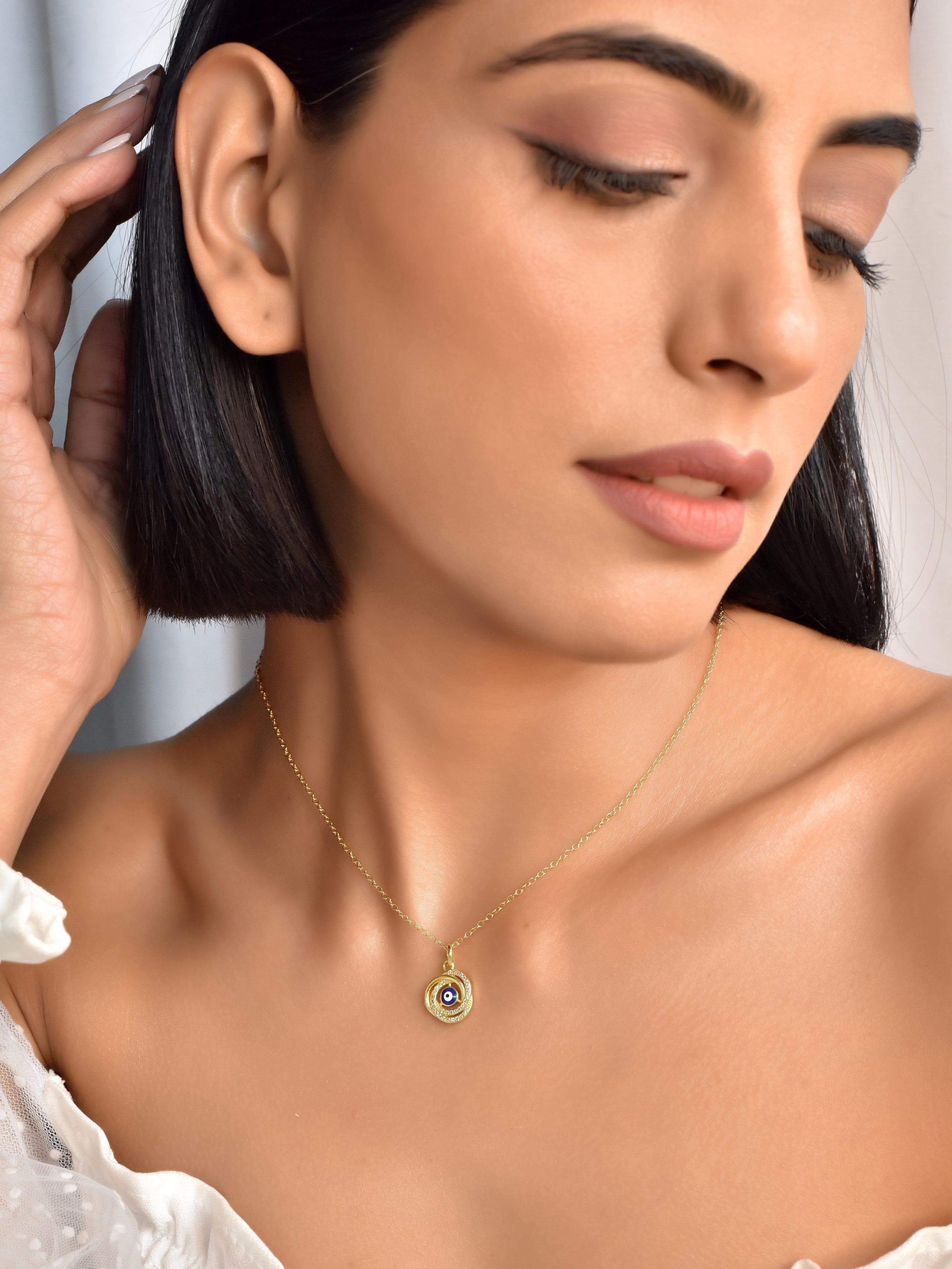 Klissaa Necklaces Zoe Evil Eye Necklace