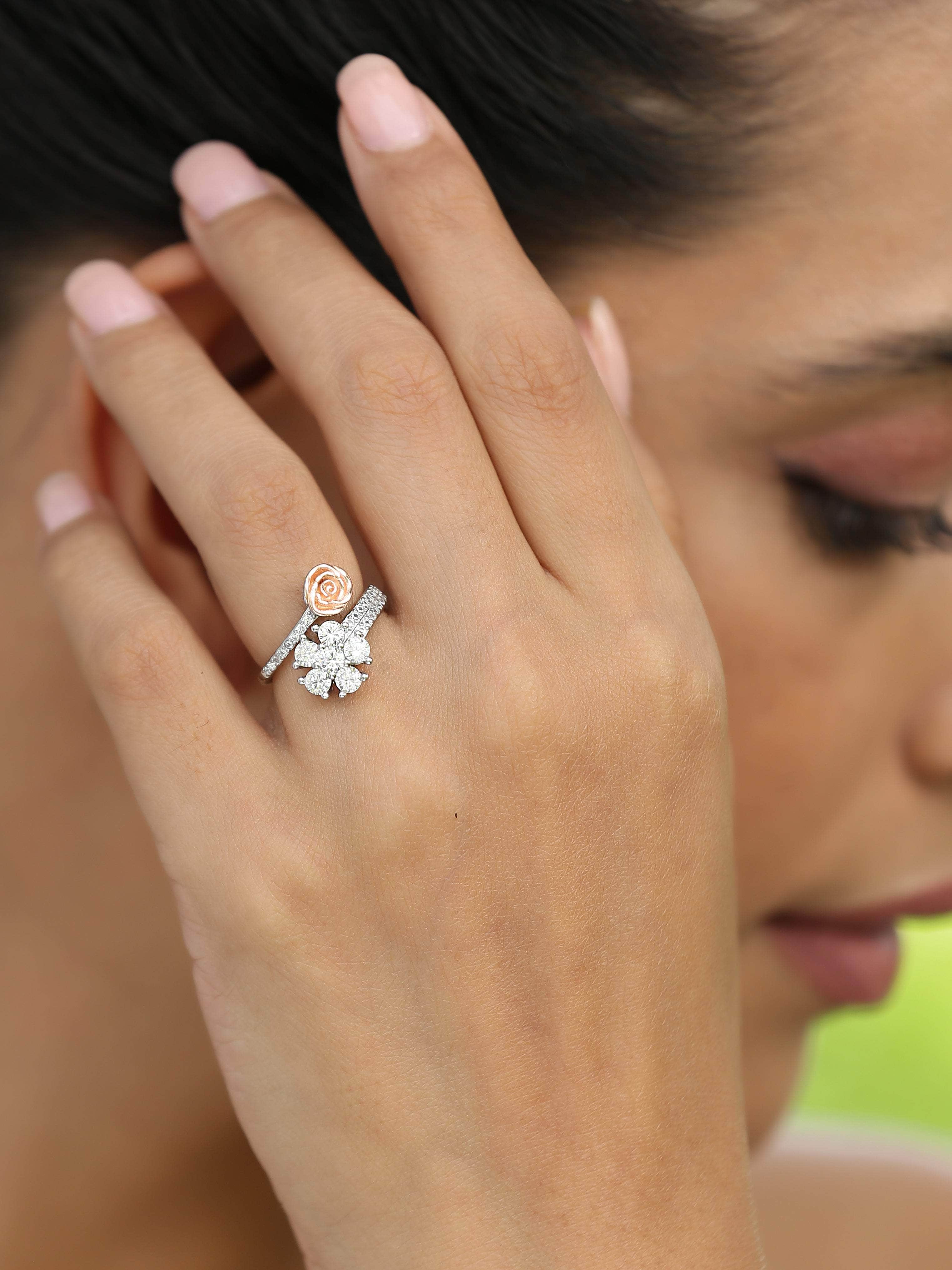 Klissaa Rings 925 Silver Rosemary Ring