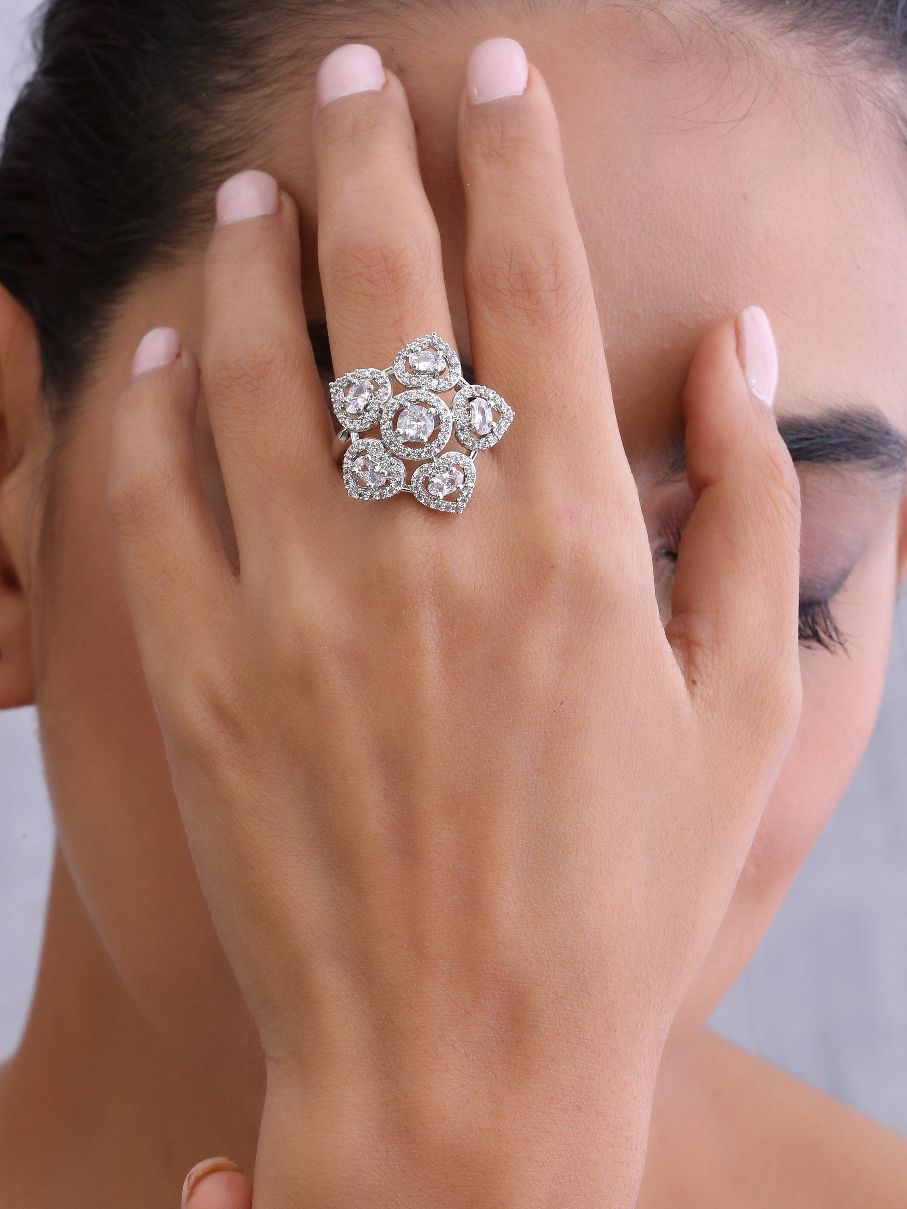 Klissaa rings Dazzling Diva Cocktail Ring