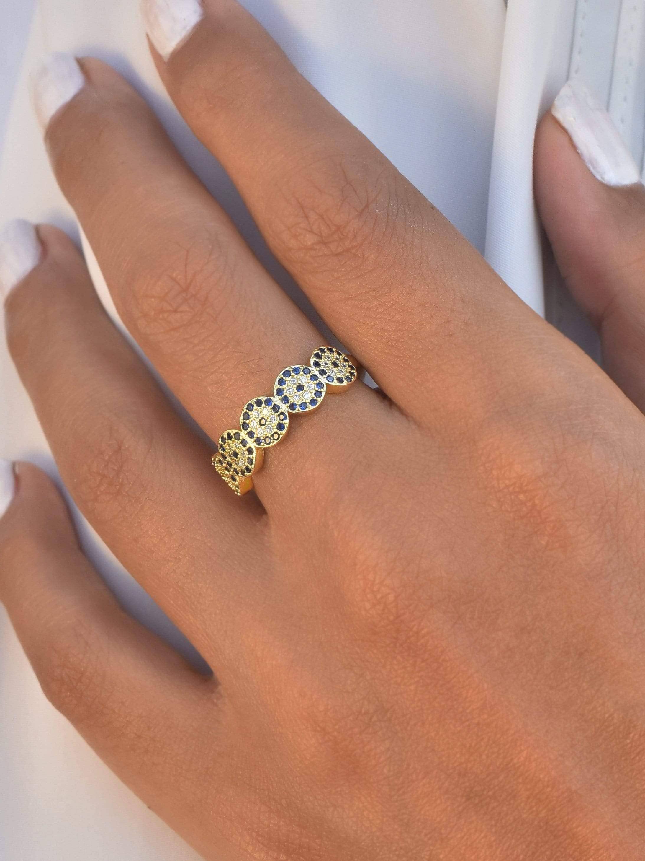Klissaa Rings Forever Evil Eye Ring