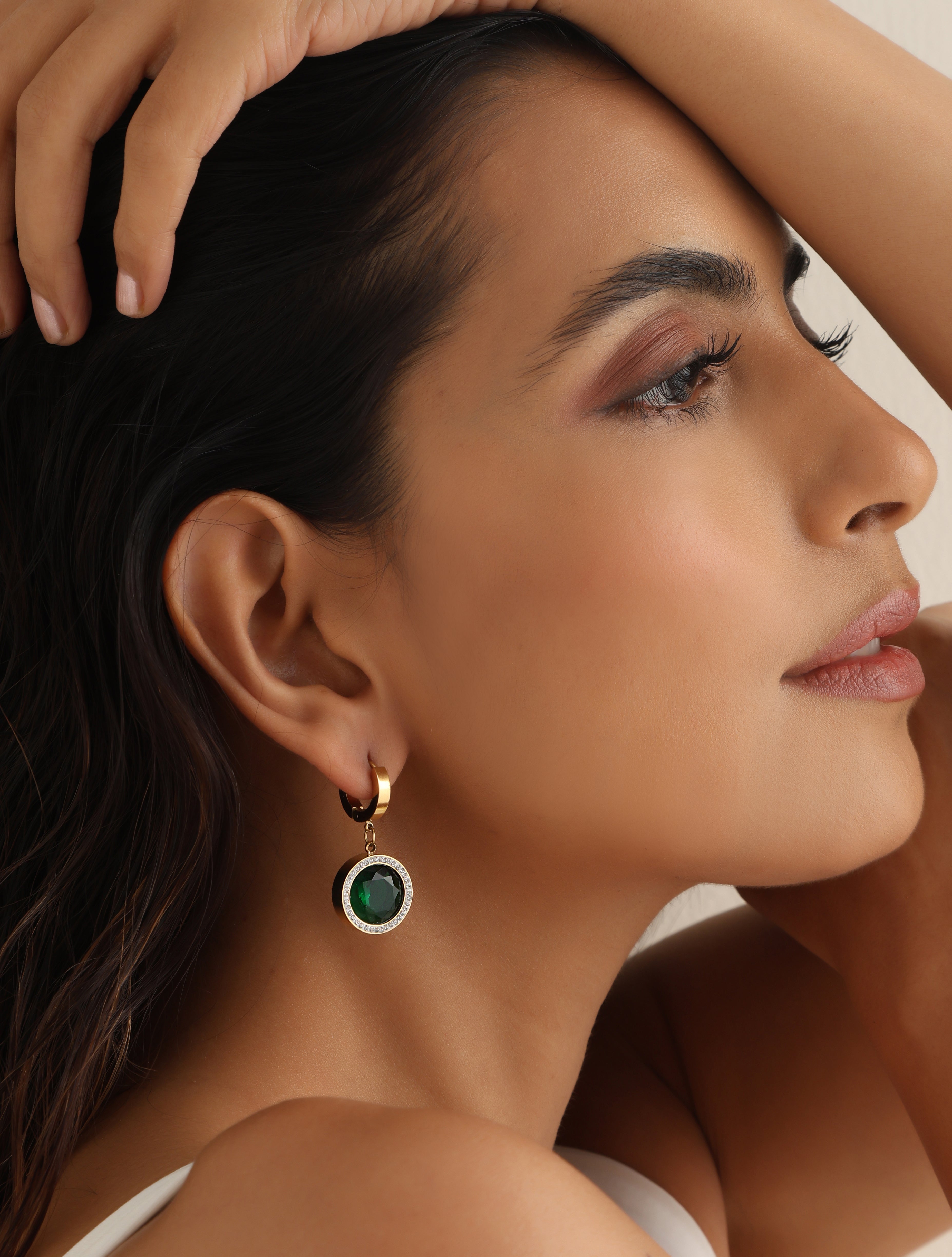 Jemima Emerald Earrings