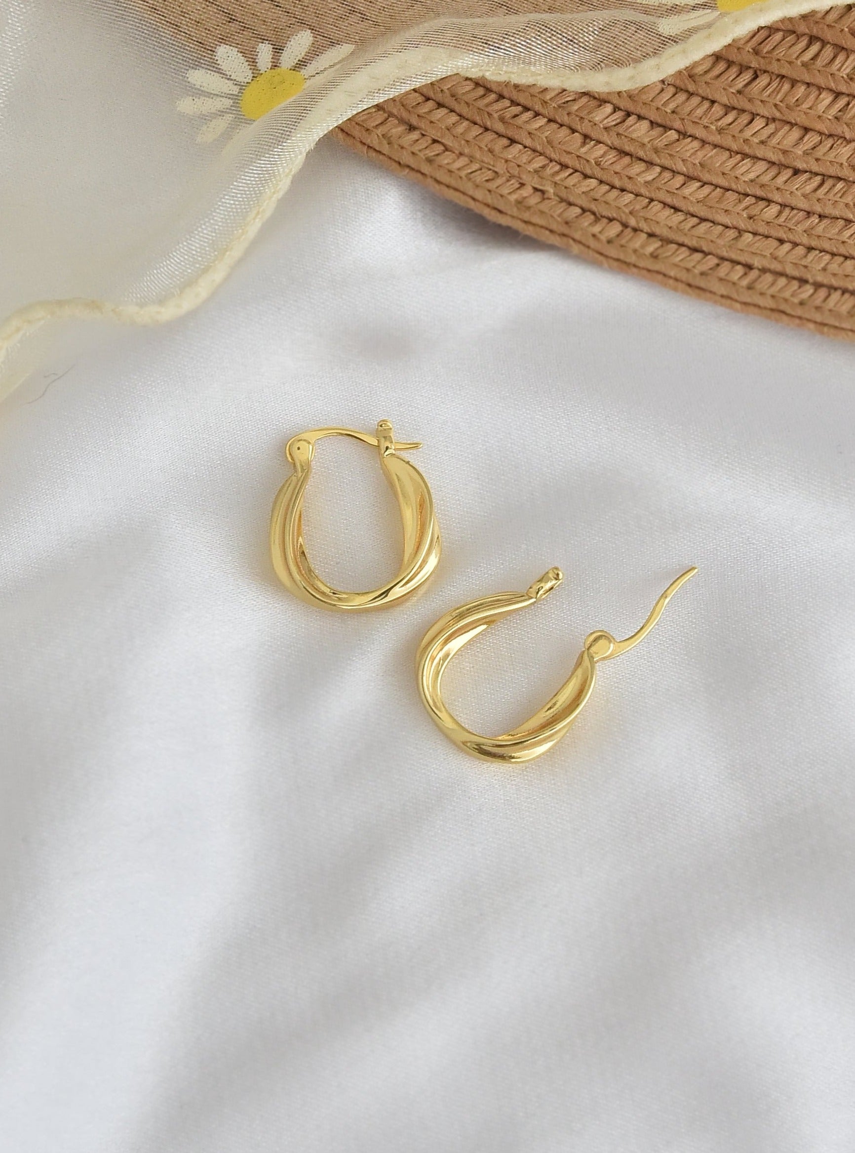 Mini Twisted Hoops