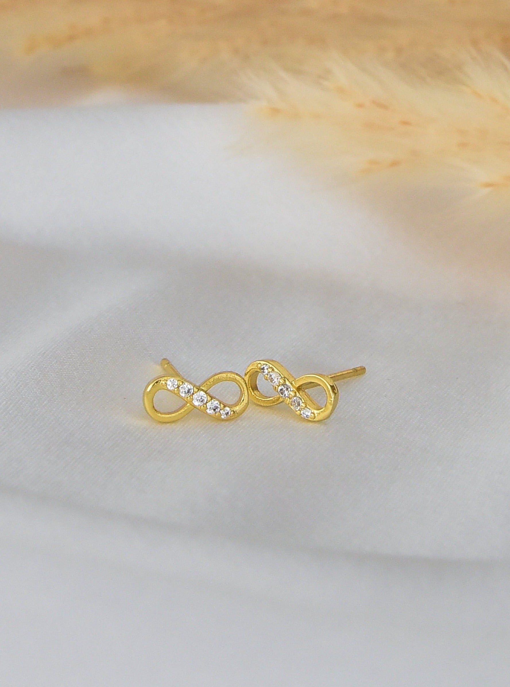 Infinity Stud Earrings