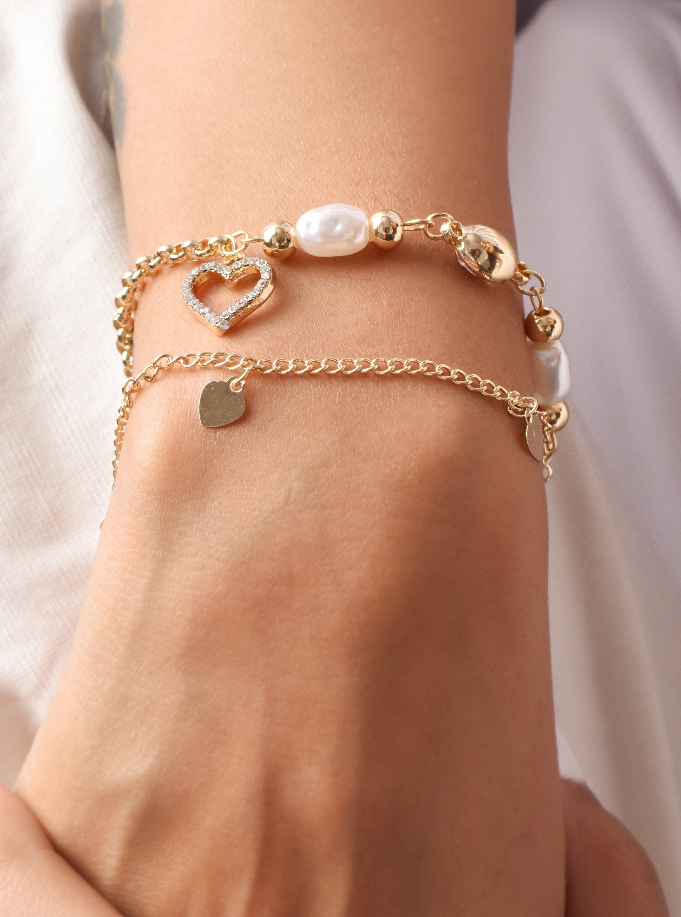 Chelsea Pearls Layered Bracelet