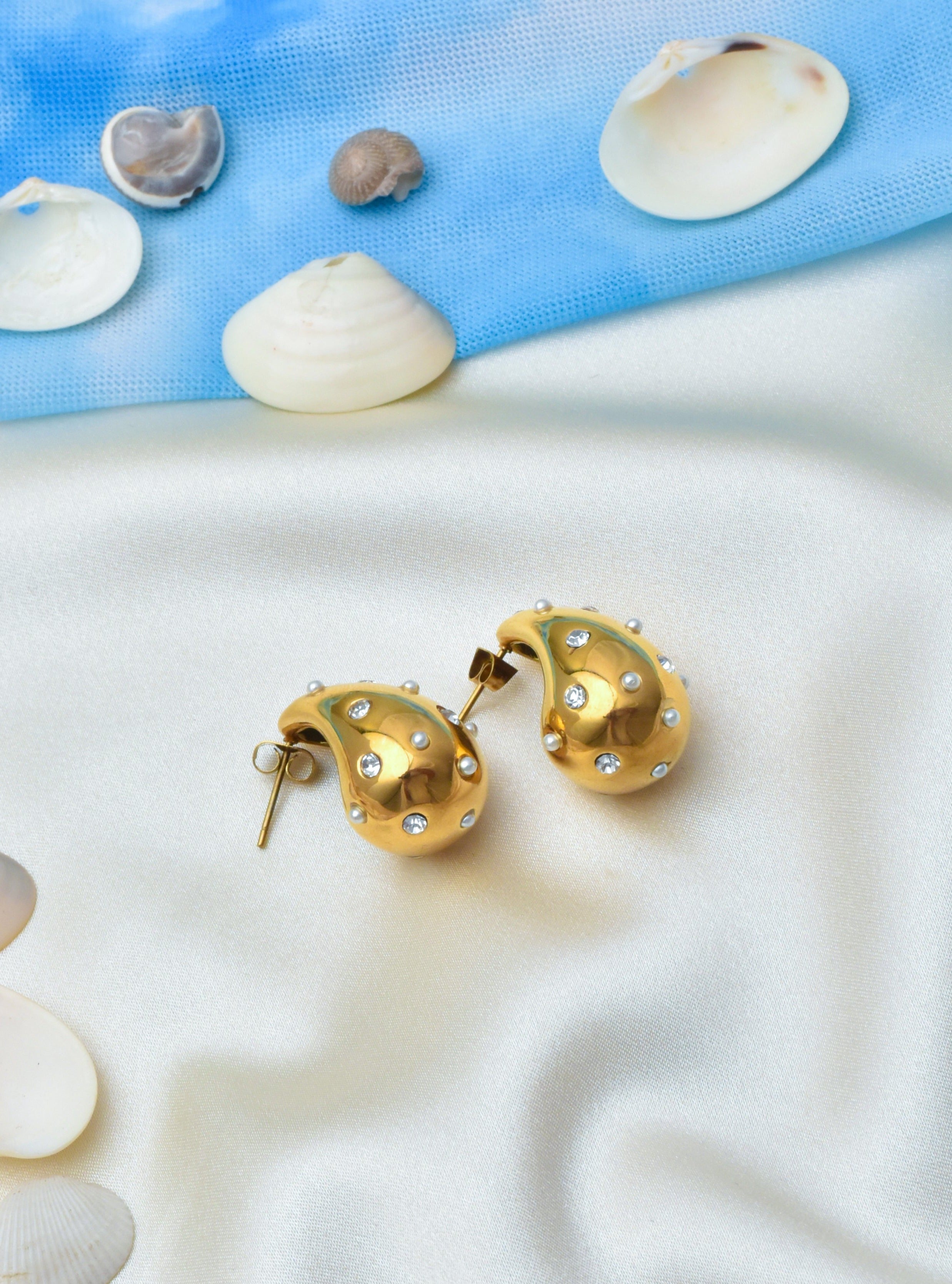 Starry Night Dew Drop Earrings