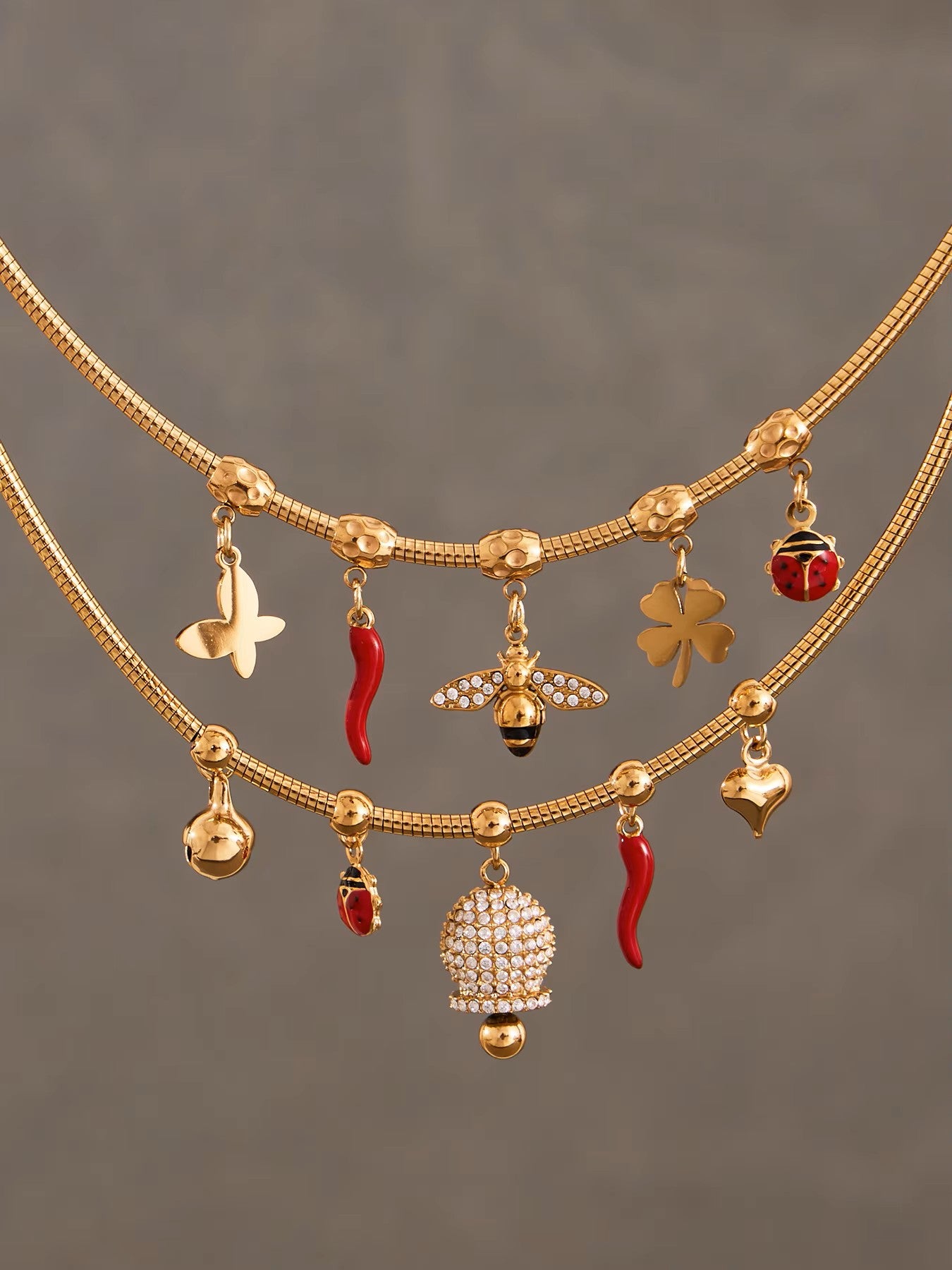 Waterproof Collar Charm Necklace