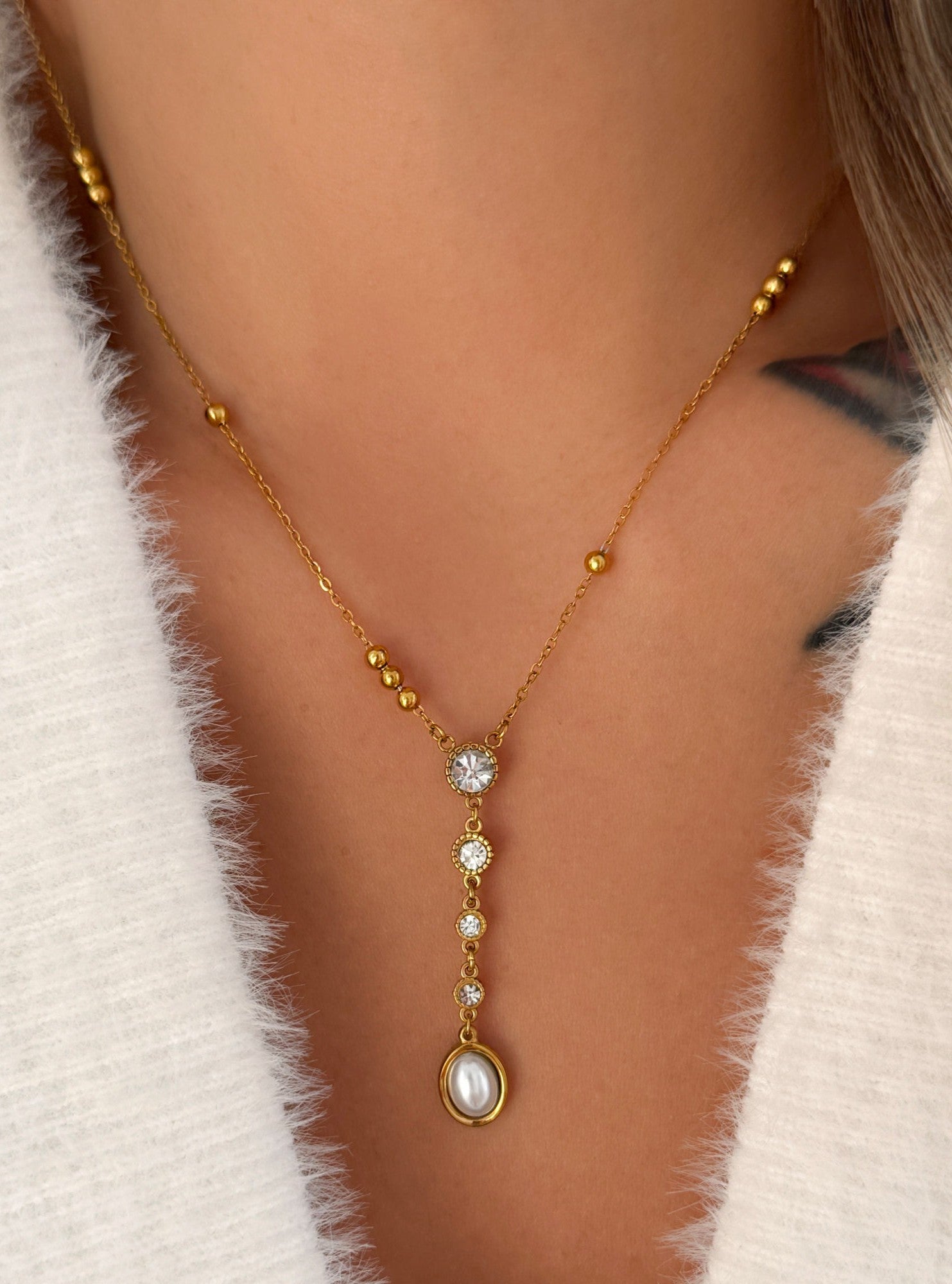 Fresh Water Pearl Bottle Necklace