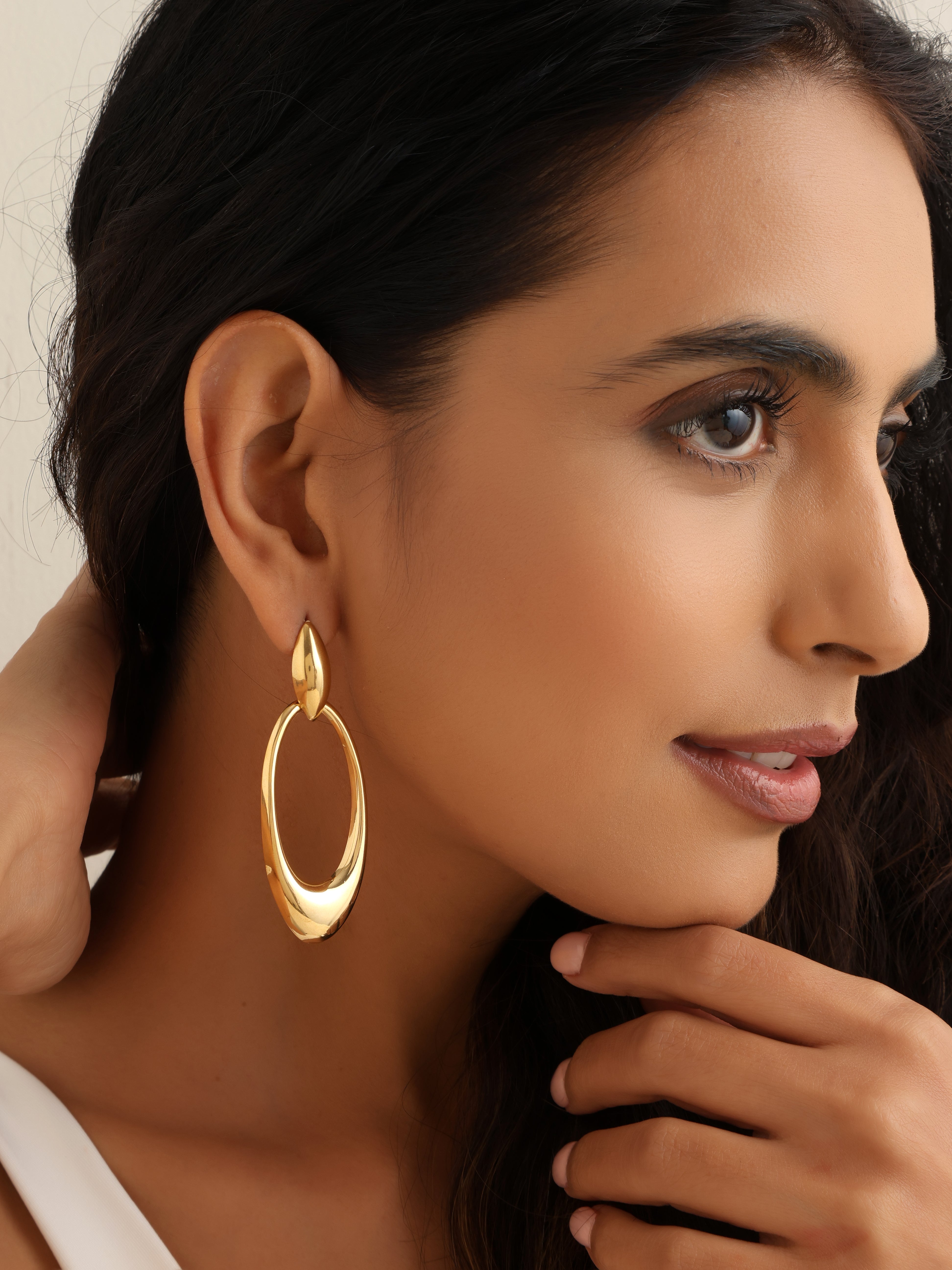 Large Oval Danglers