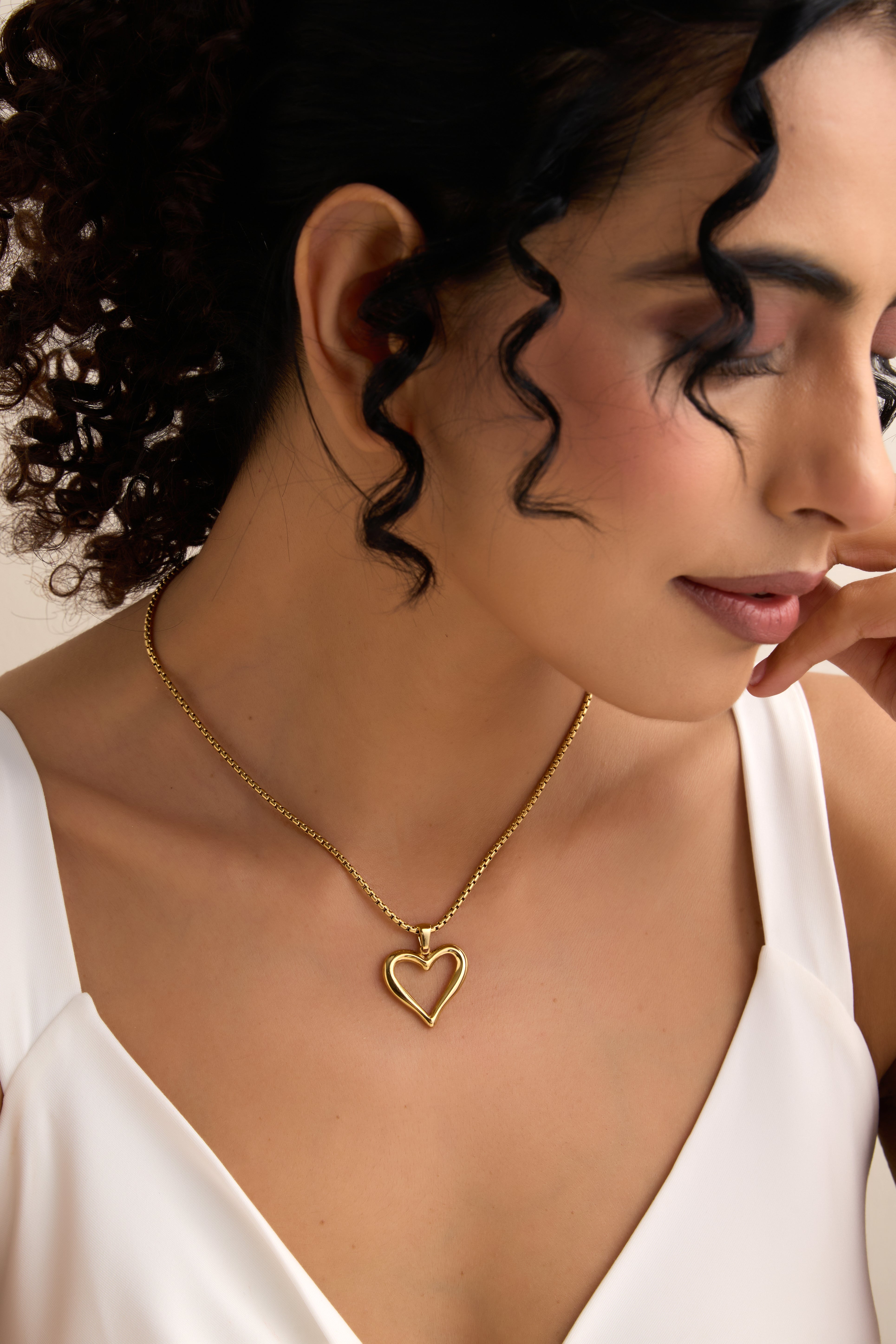 Demi-Fine Serenity Heart Necklace
