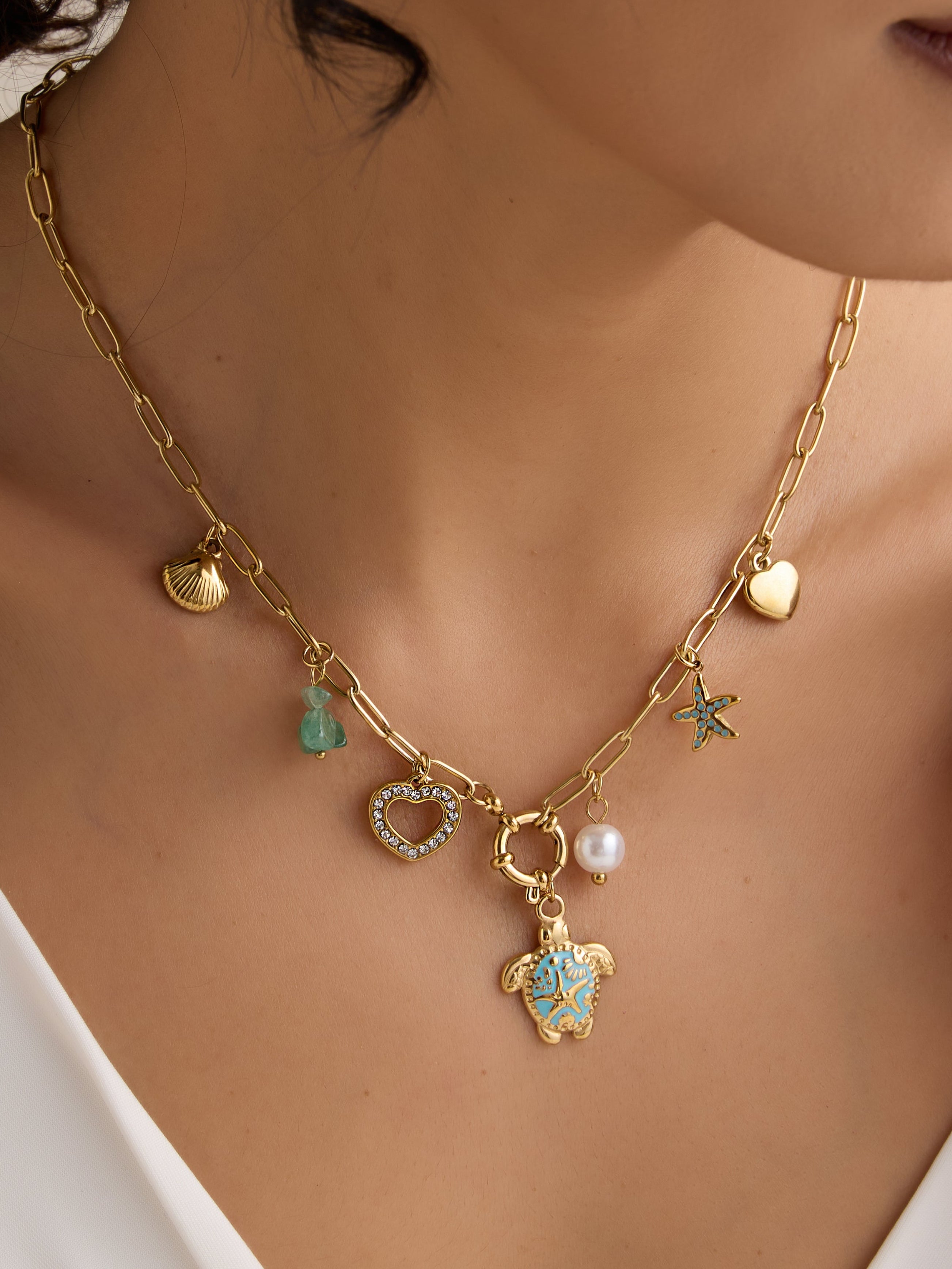 Ocean Treasures Charm Necklace