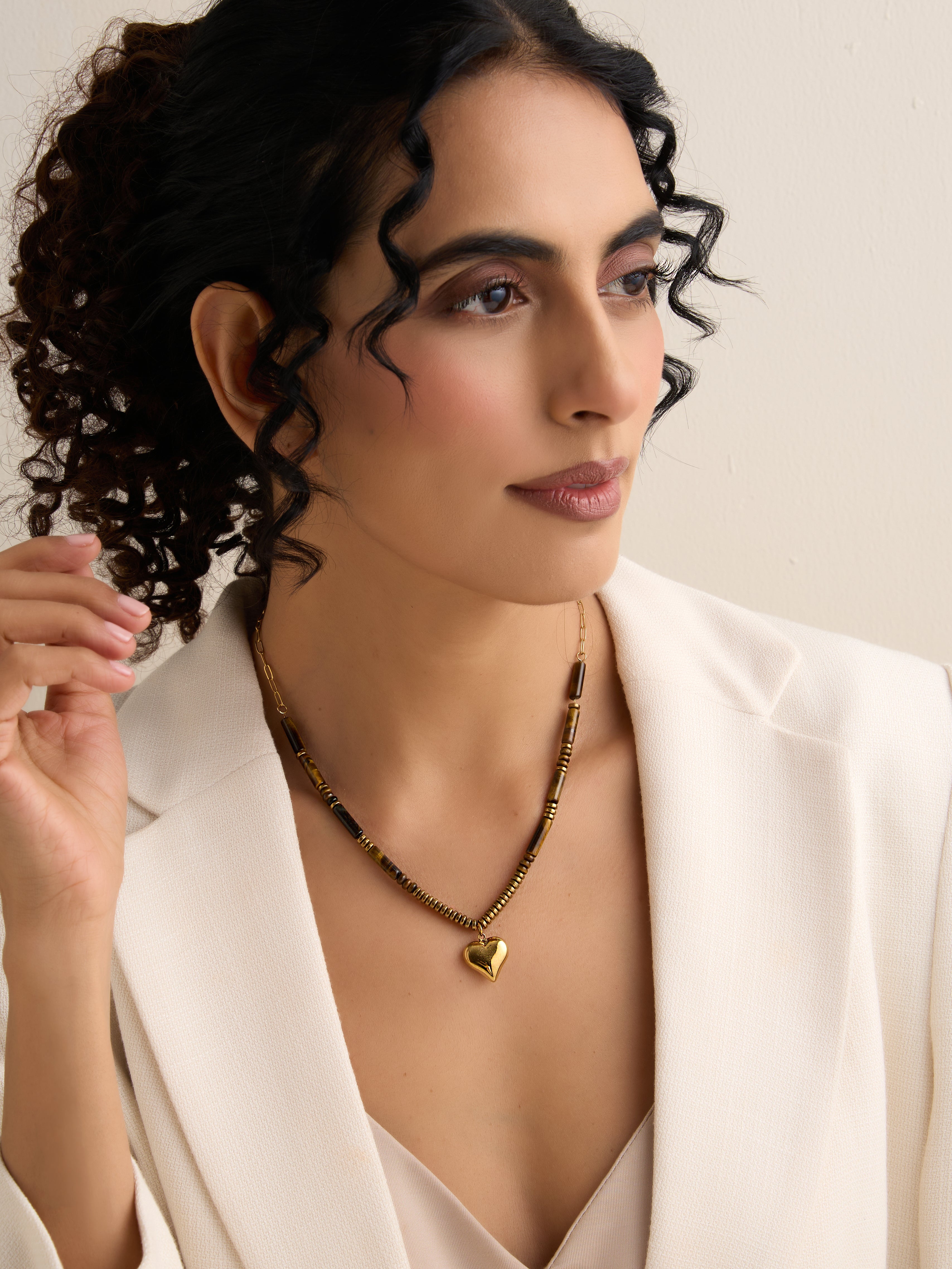 Amber Natural Stones Necklace