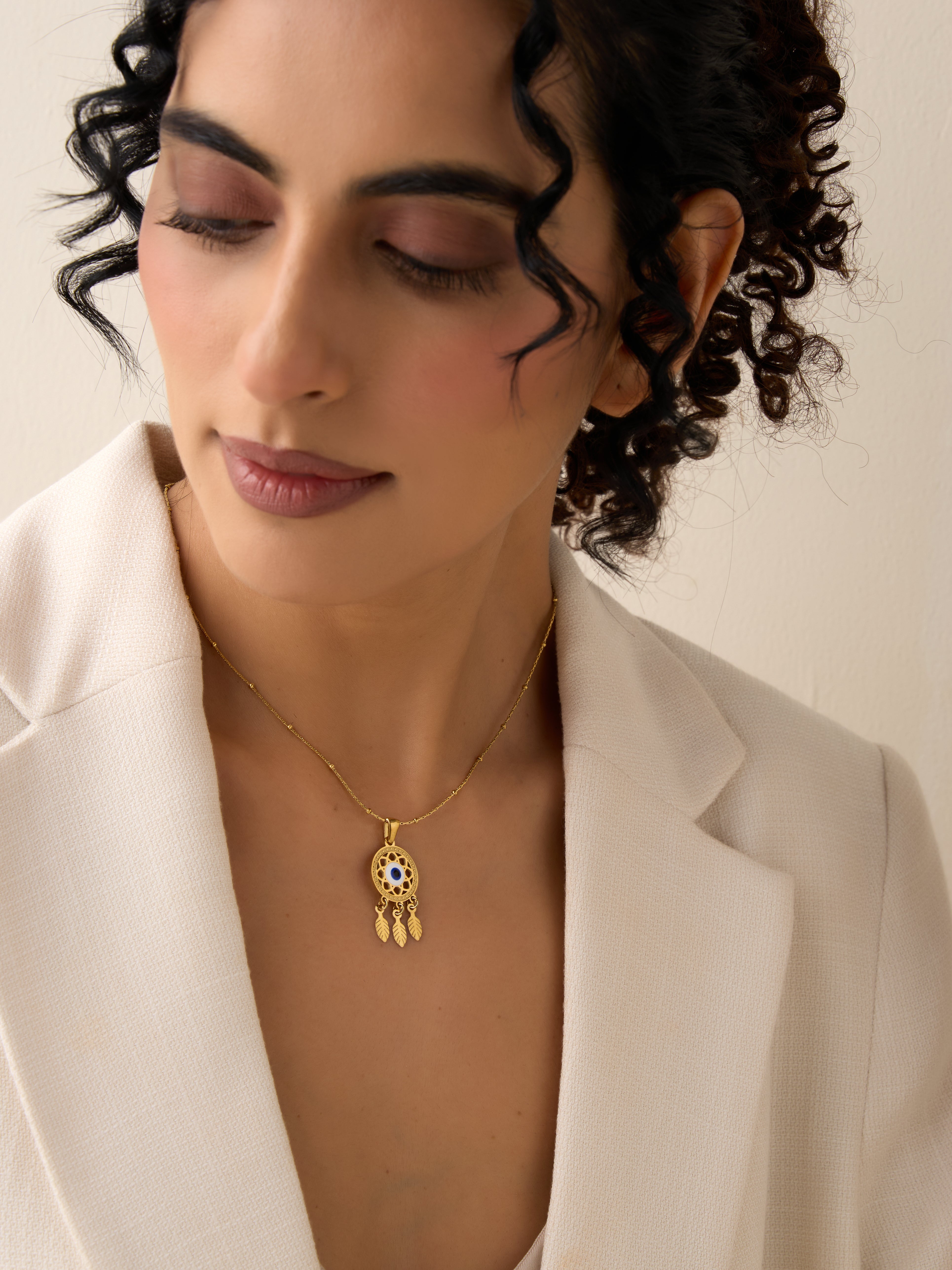 Nazar Dreamcatcher Necklace