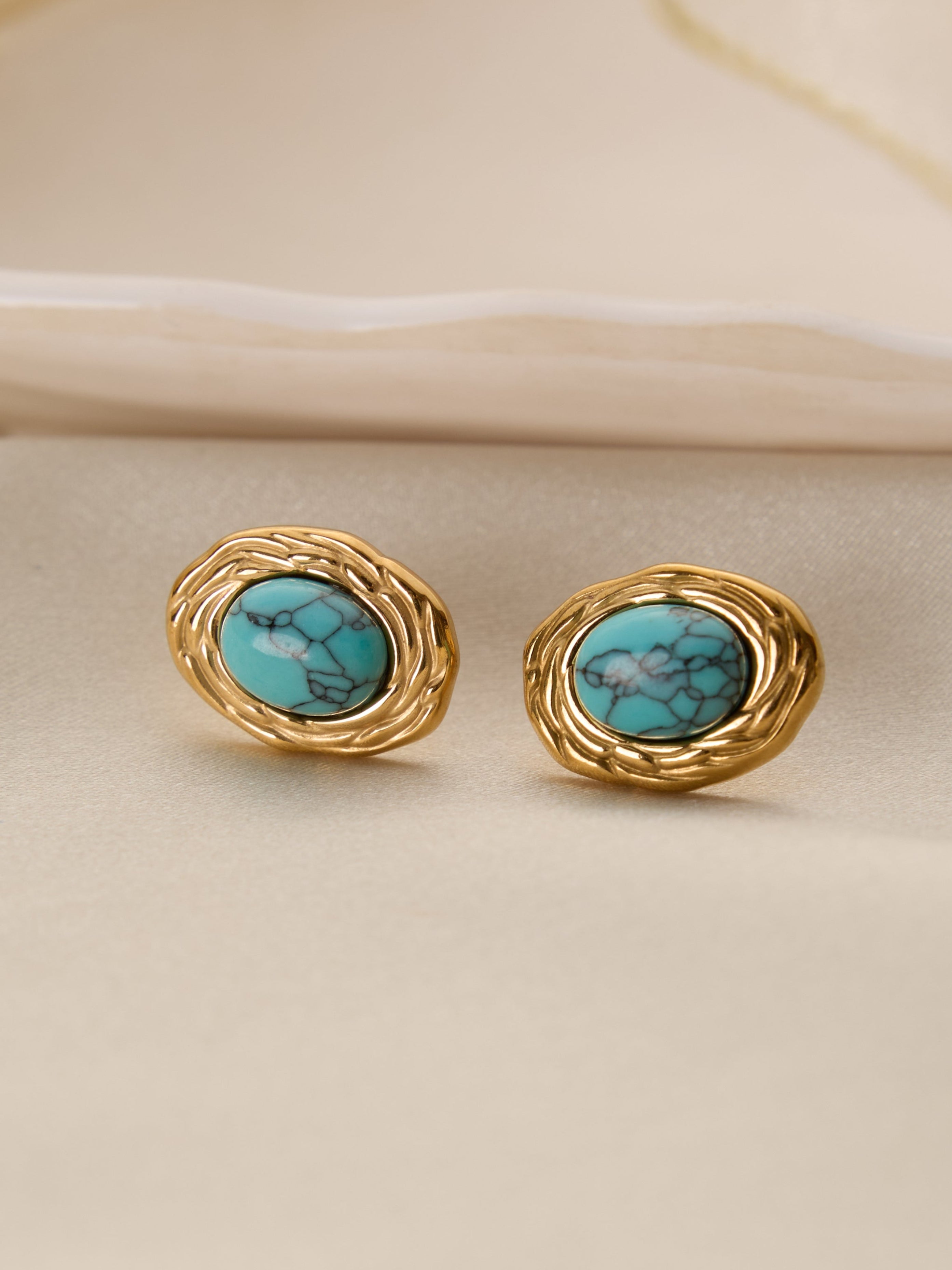 Vintage Turquoise Studs
