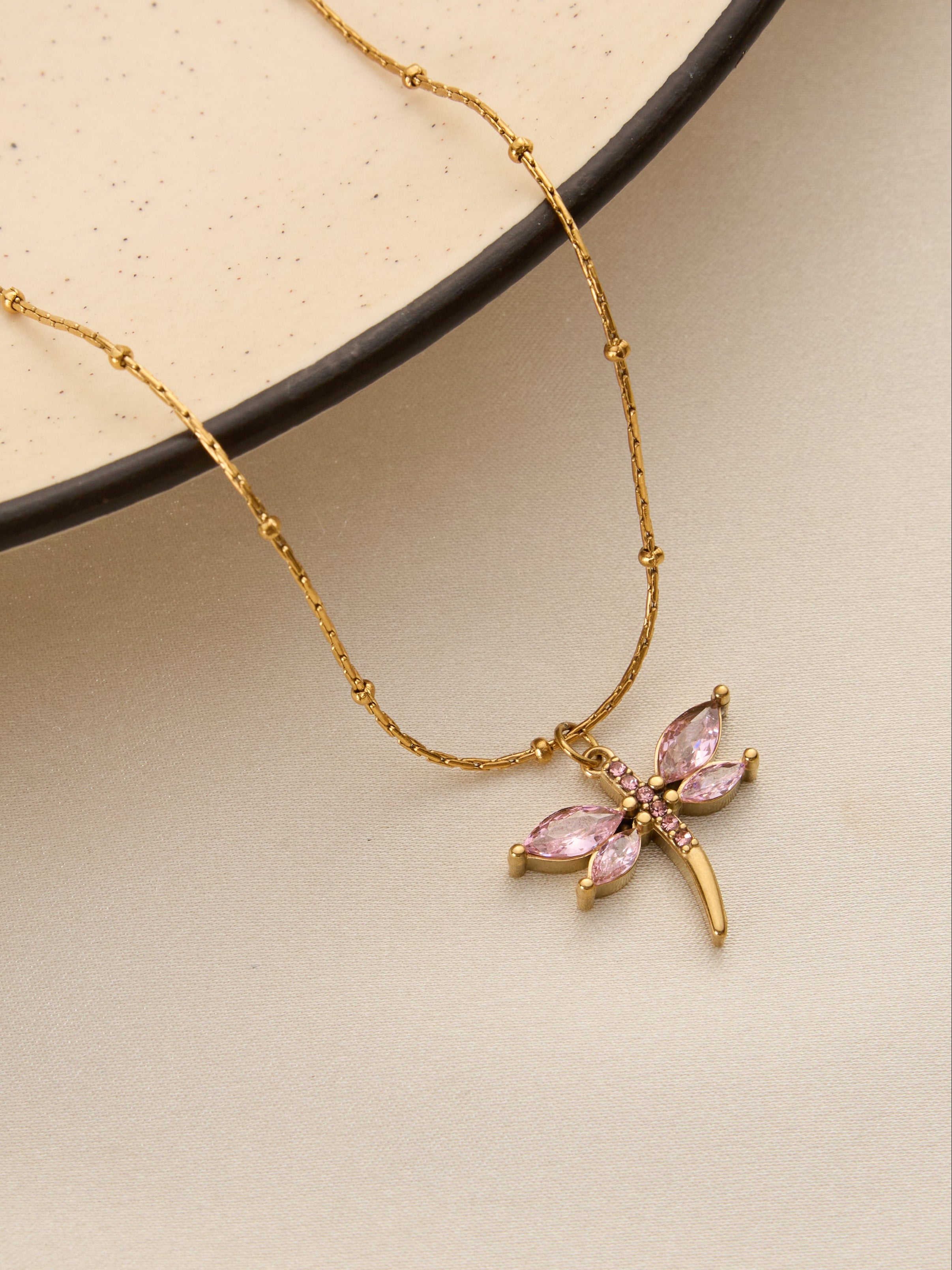 Statement Dragonfly Necklace