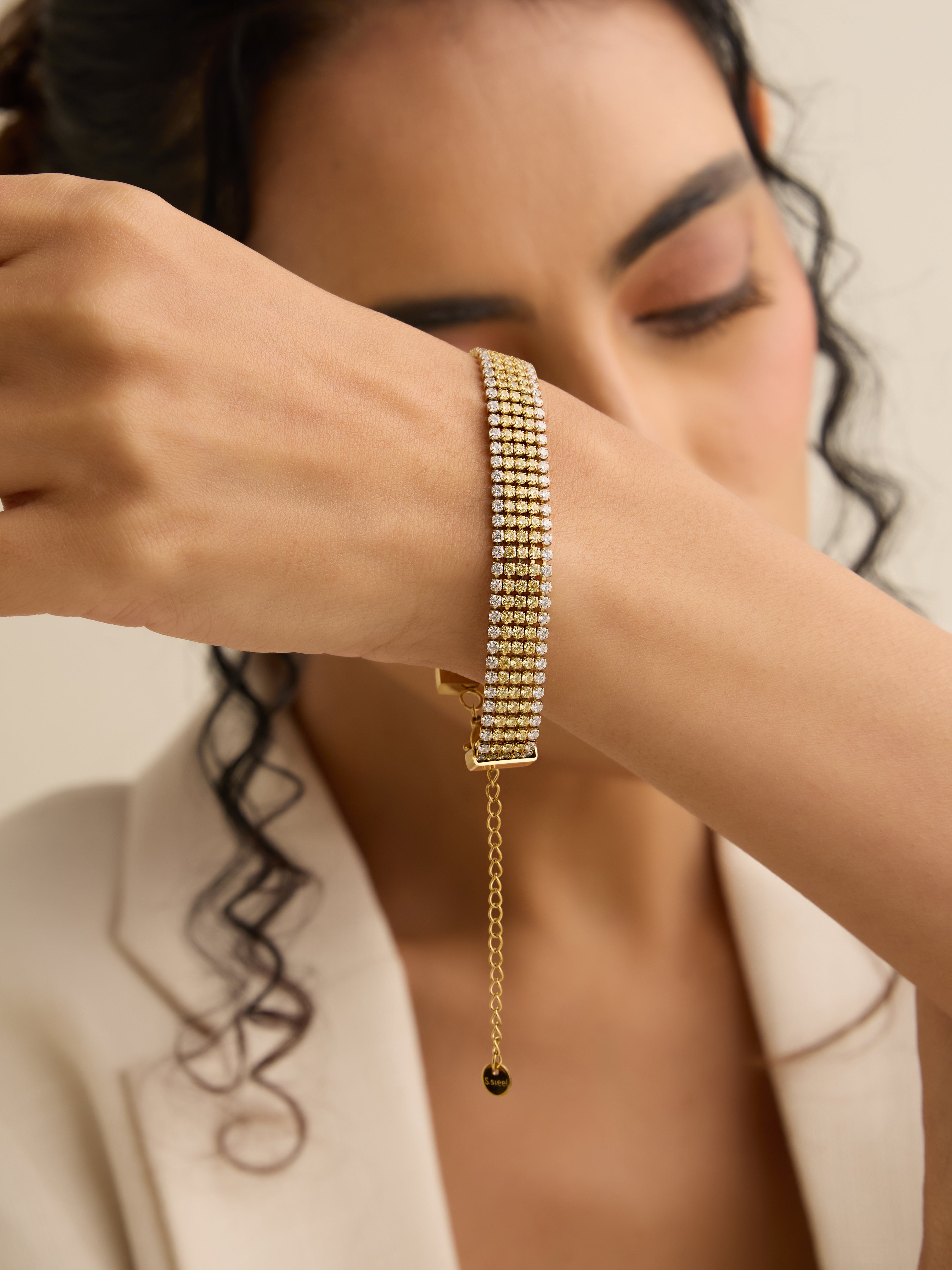 Demi-Fine Tennis Bracelet