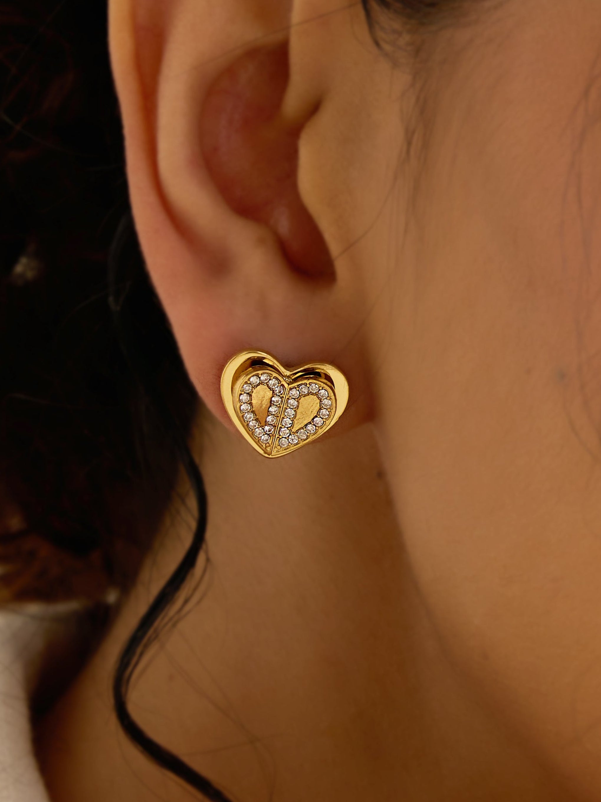 Emily Heart Studs
