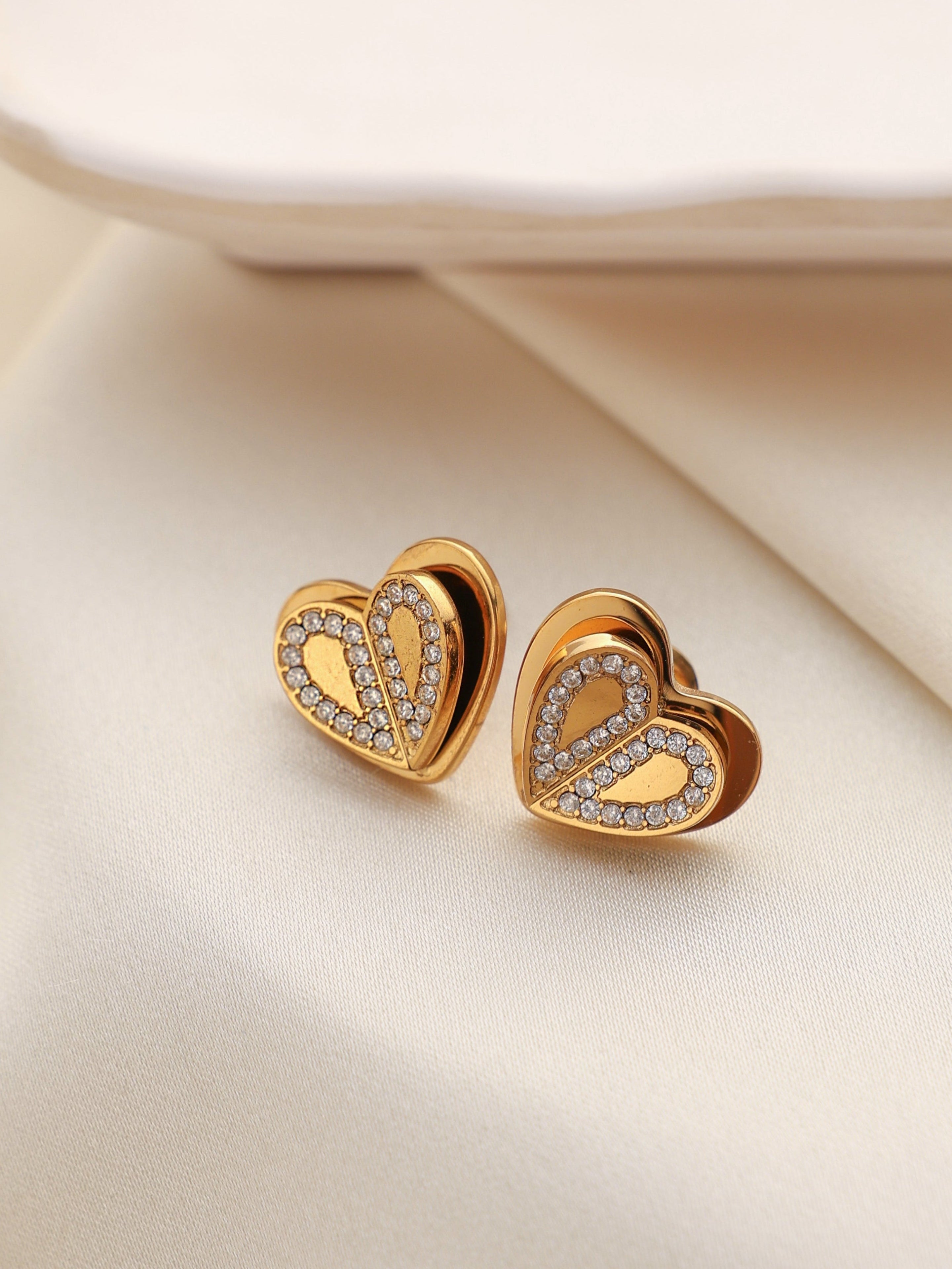 Emily Heart Studs