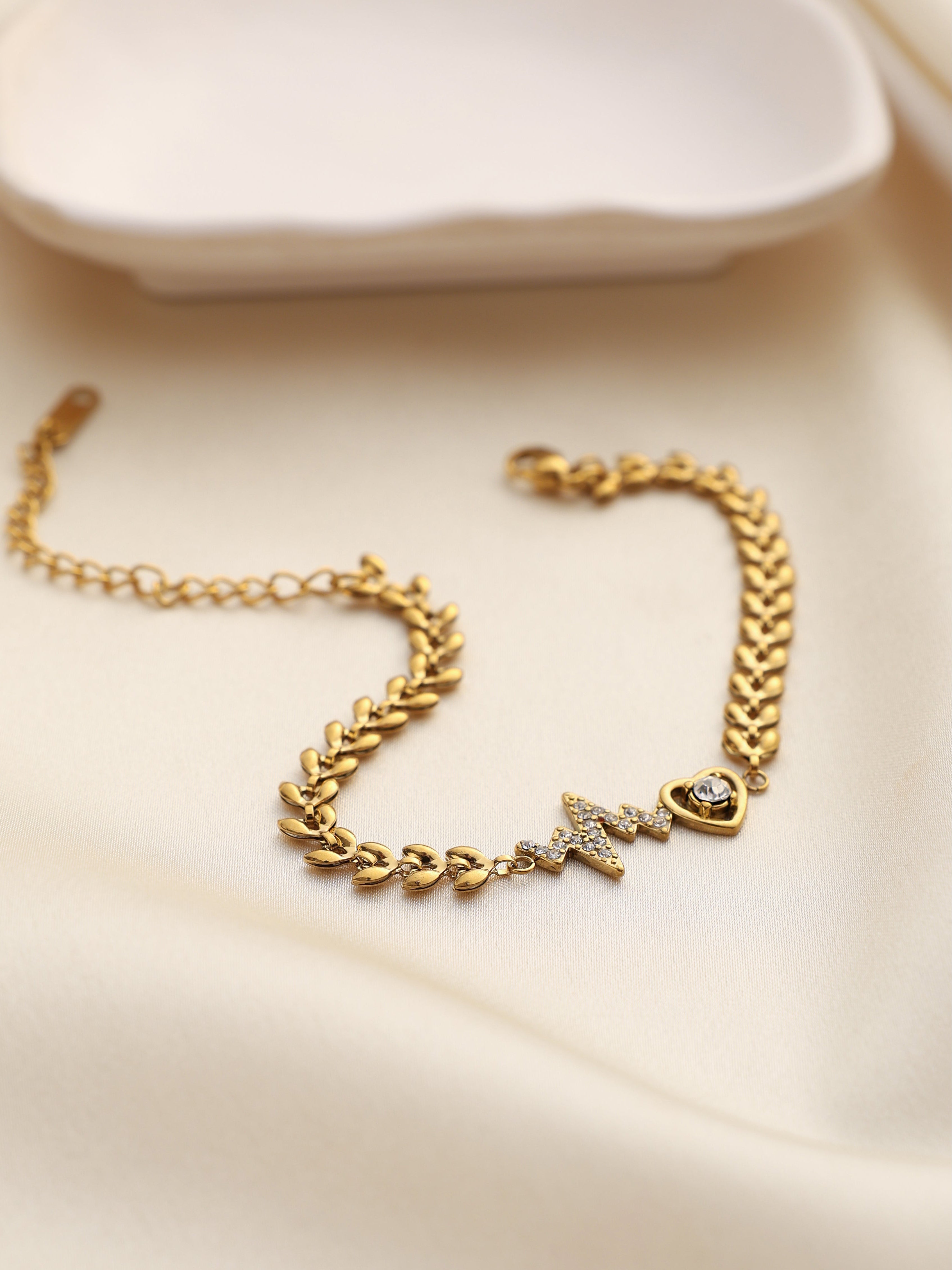 Gold Lifeline Bracelet