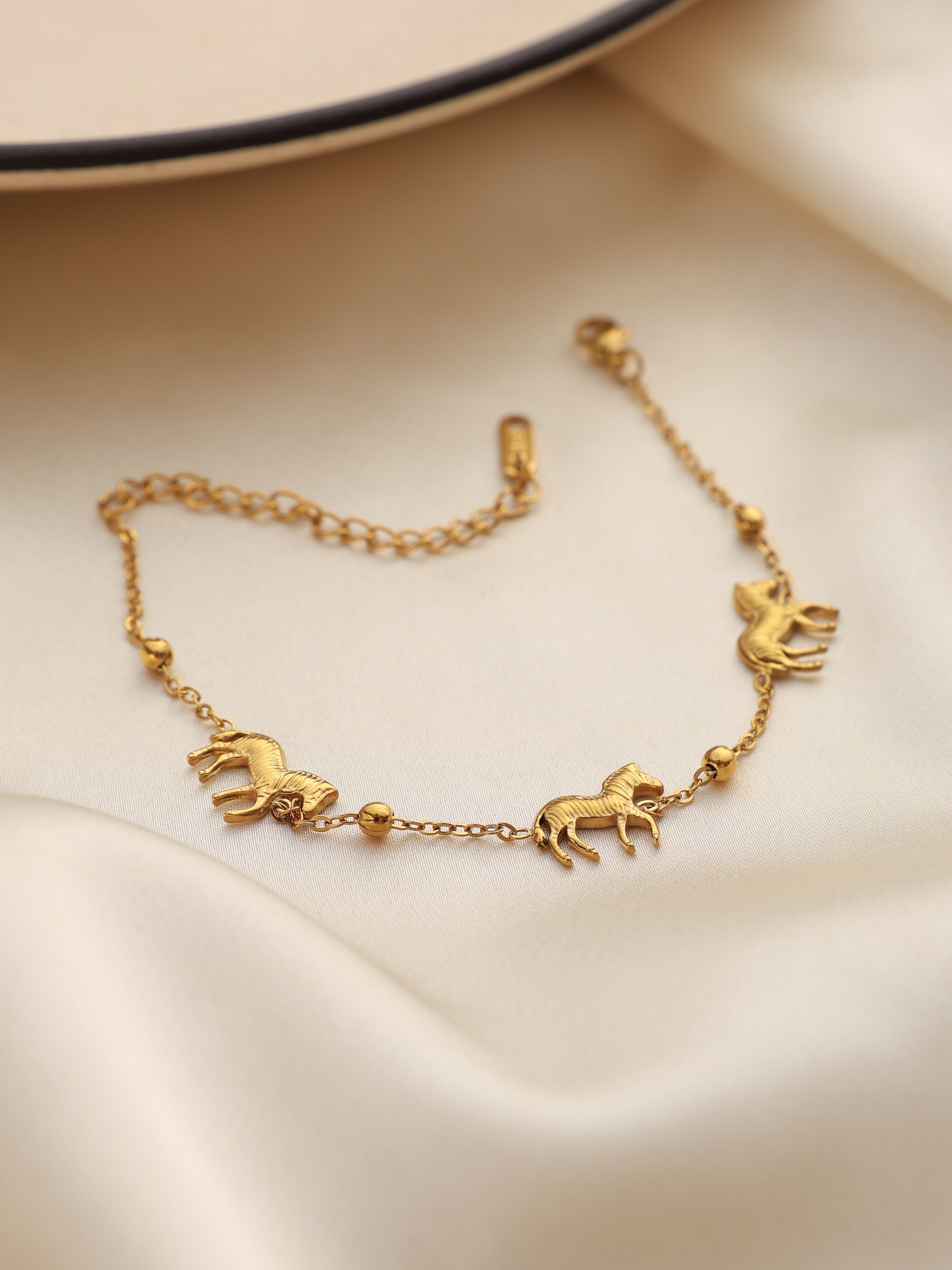 Lucky Horse Charms Bracelet