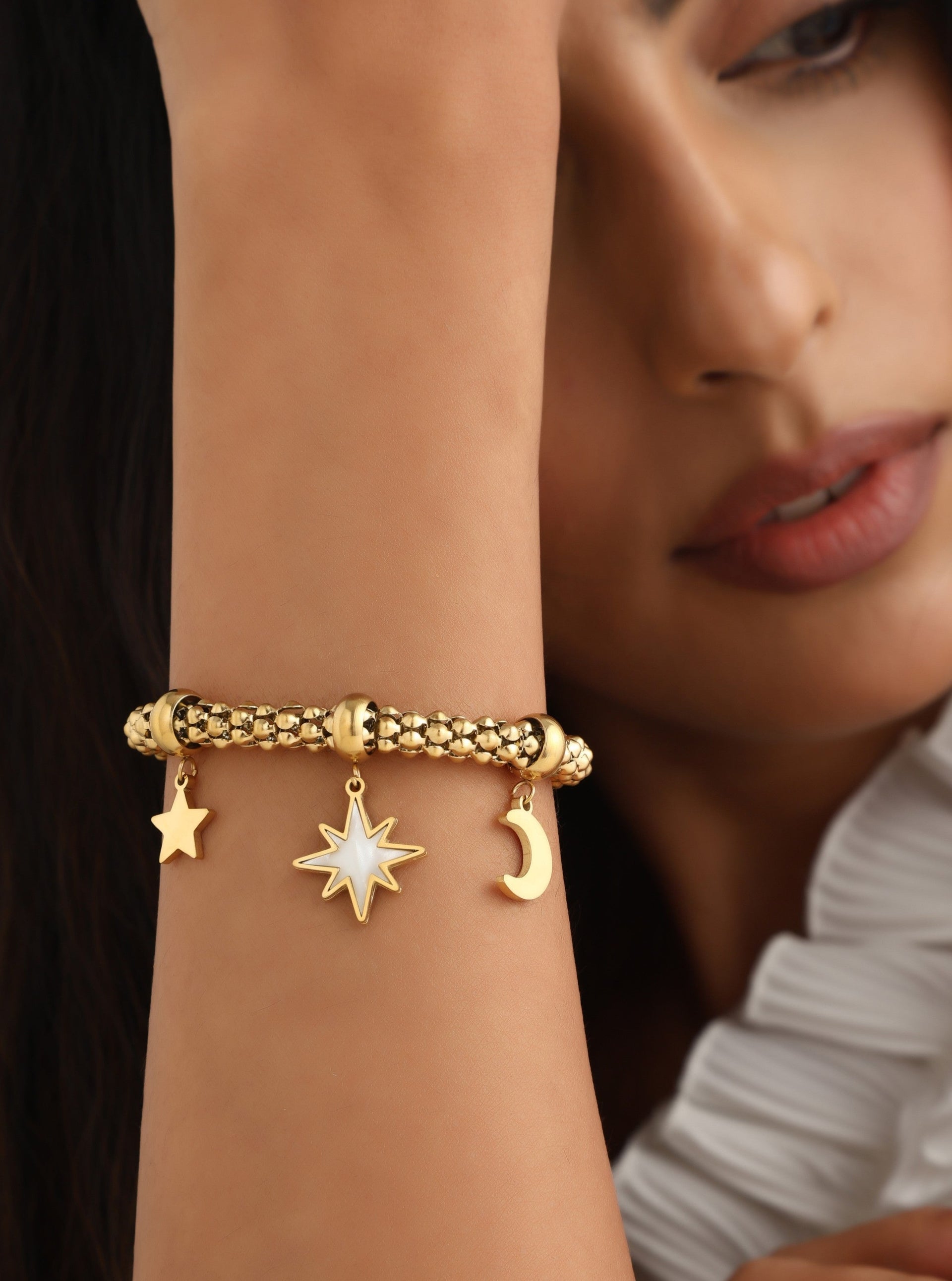 Pringle Star Moon Bracelet