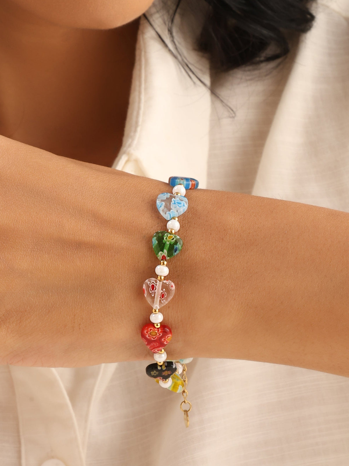 Millefiori Love Bracelet
