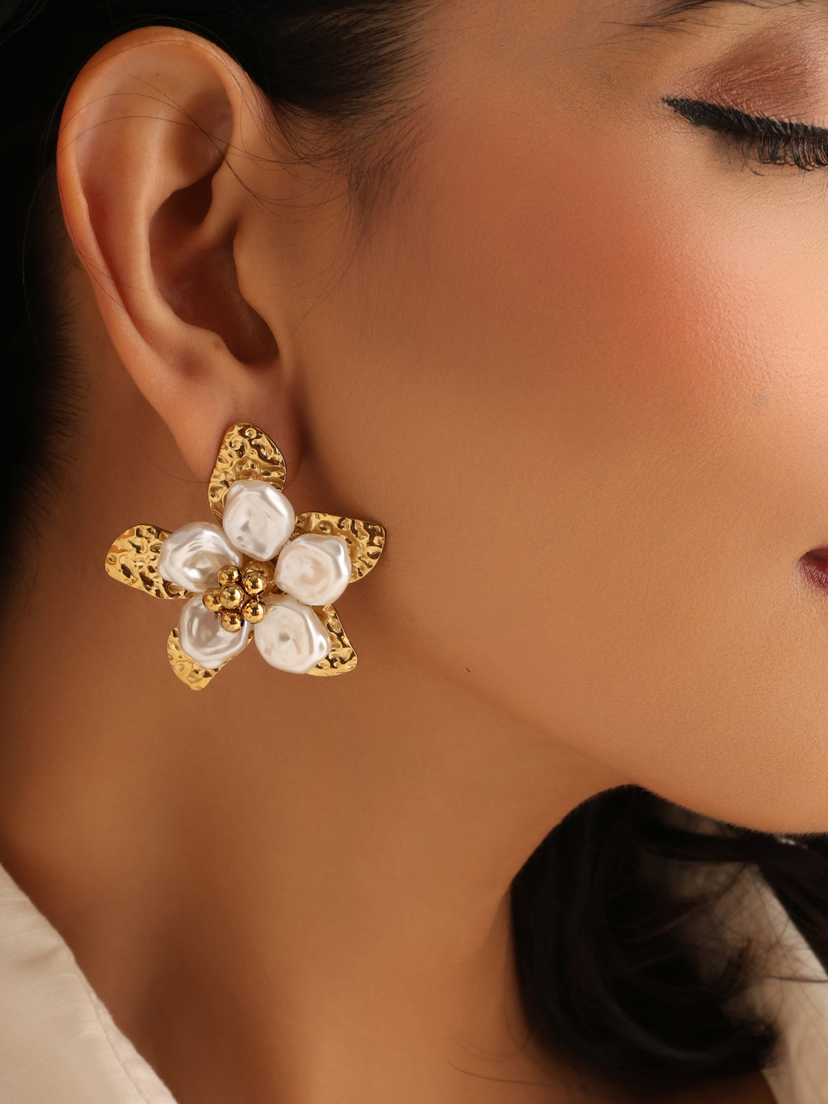 Golden Flora Studs