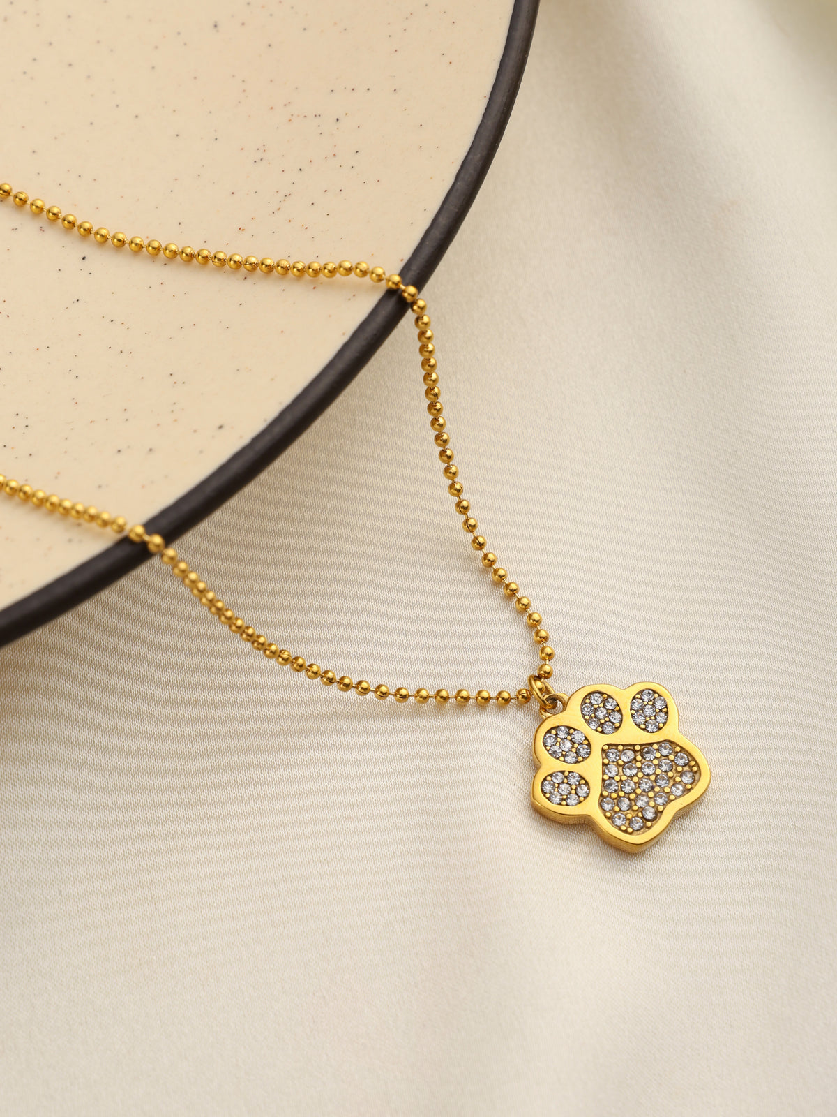 paw necklace demifine