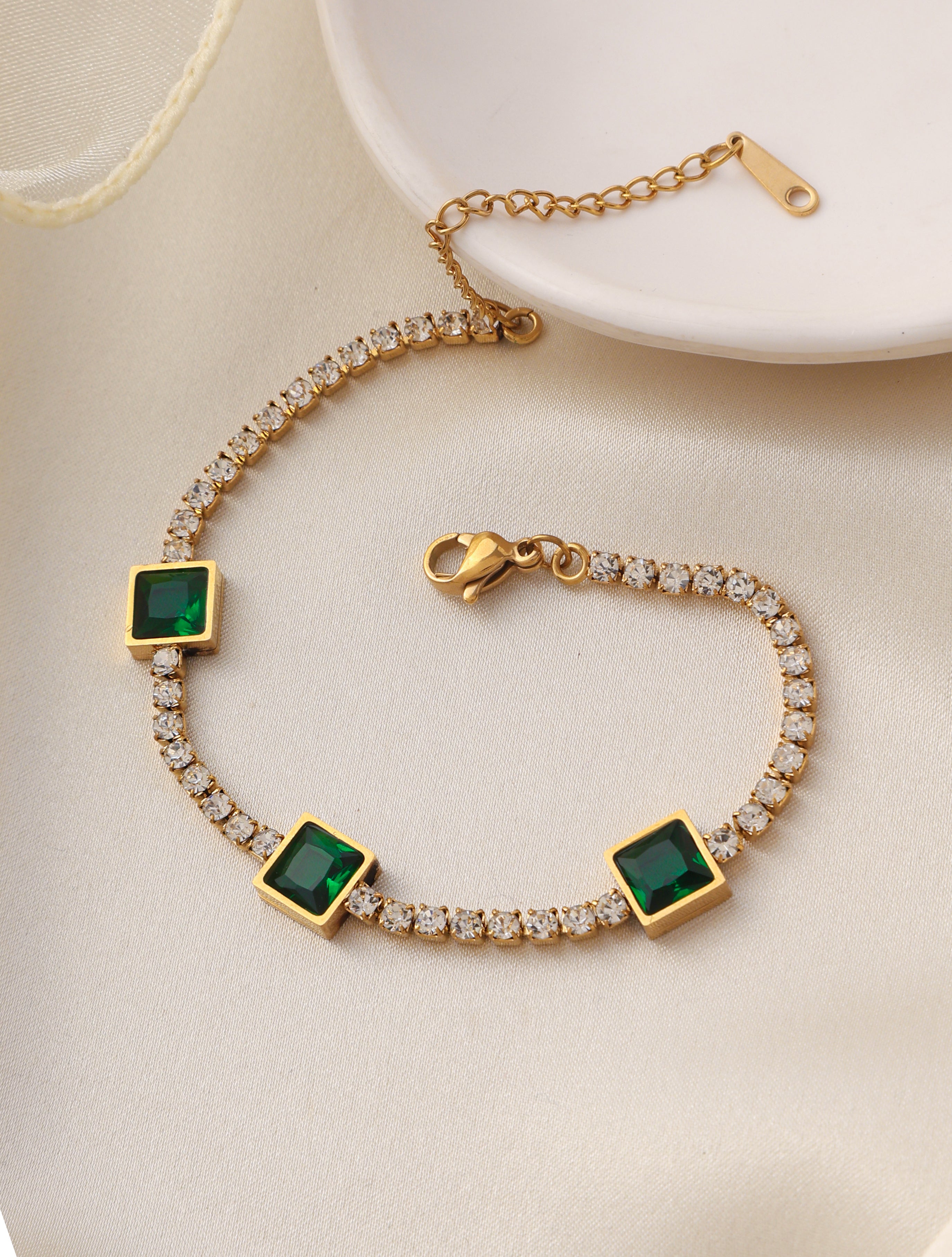 Zhuri Emerald Bracelet