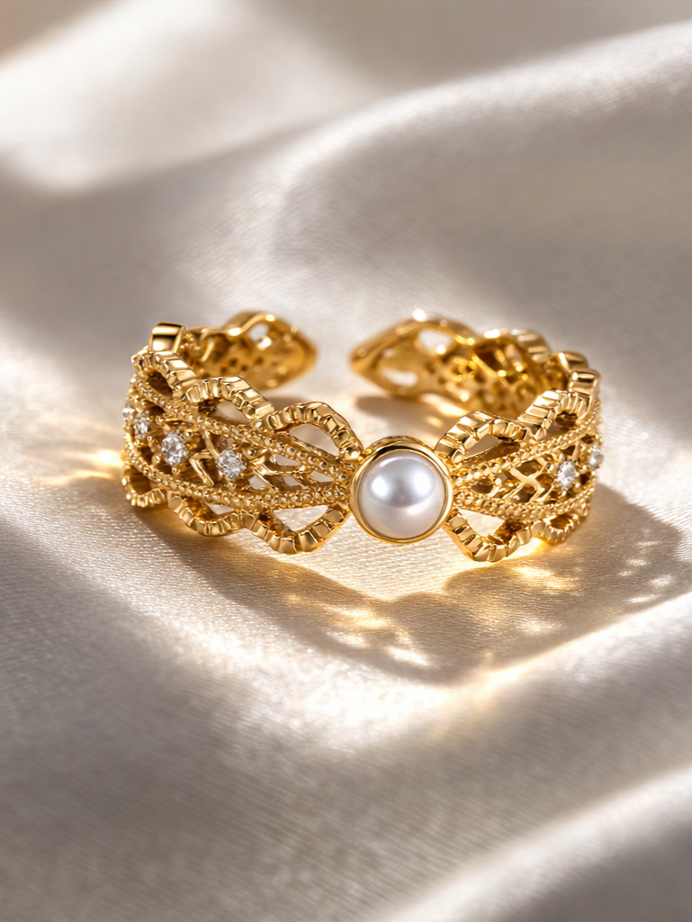 Demi-Fine Pearl Ring