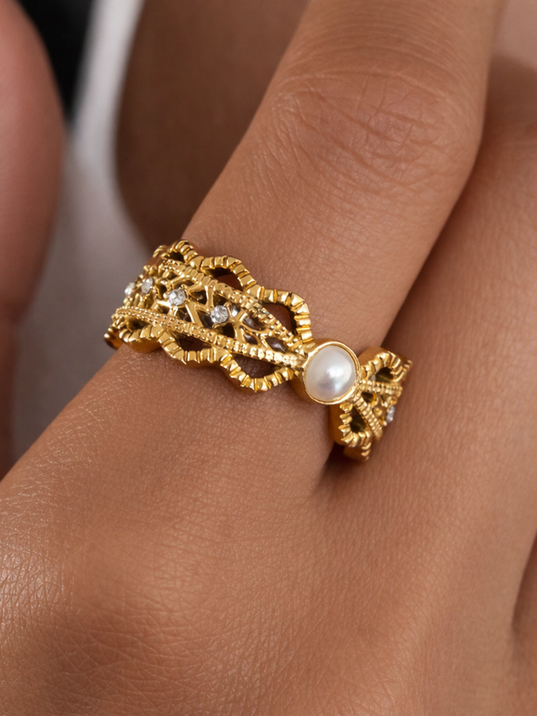 Demi-Fine Pearl Ring