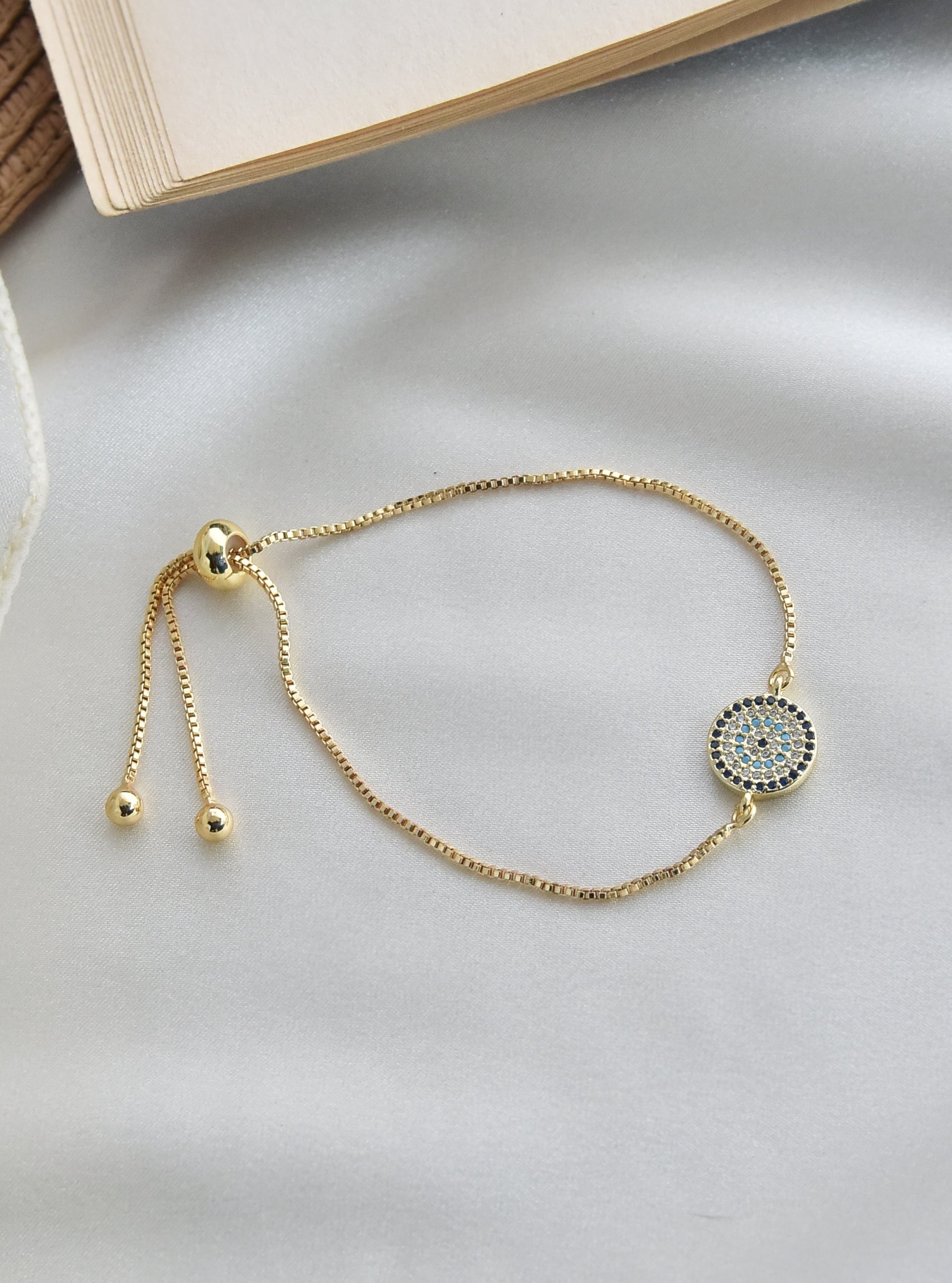 Klissaa Daisy Evil Eye Bracelet