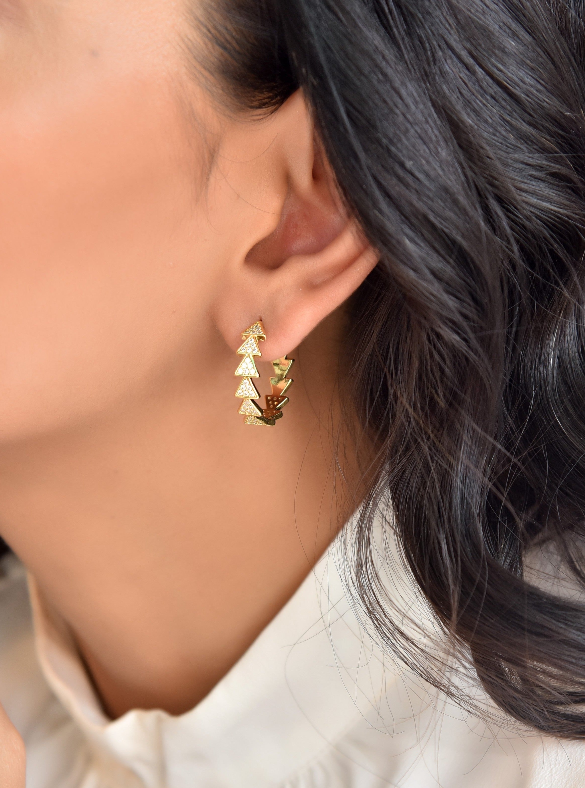 Klissaa Earrings Fashion Gold Hoops Earrings