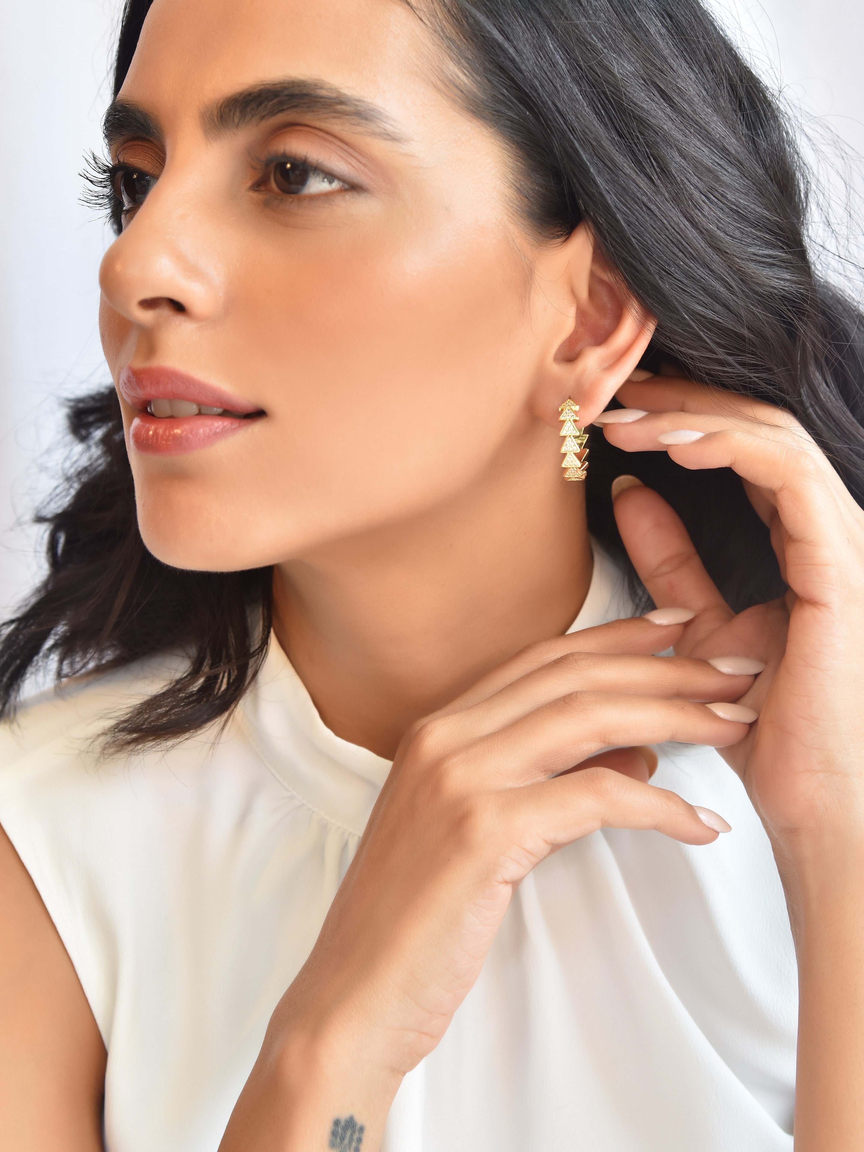 Klissaa Earrings Fashion Gold Hoops Earrings
