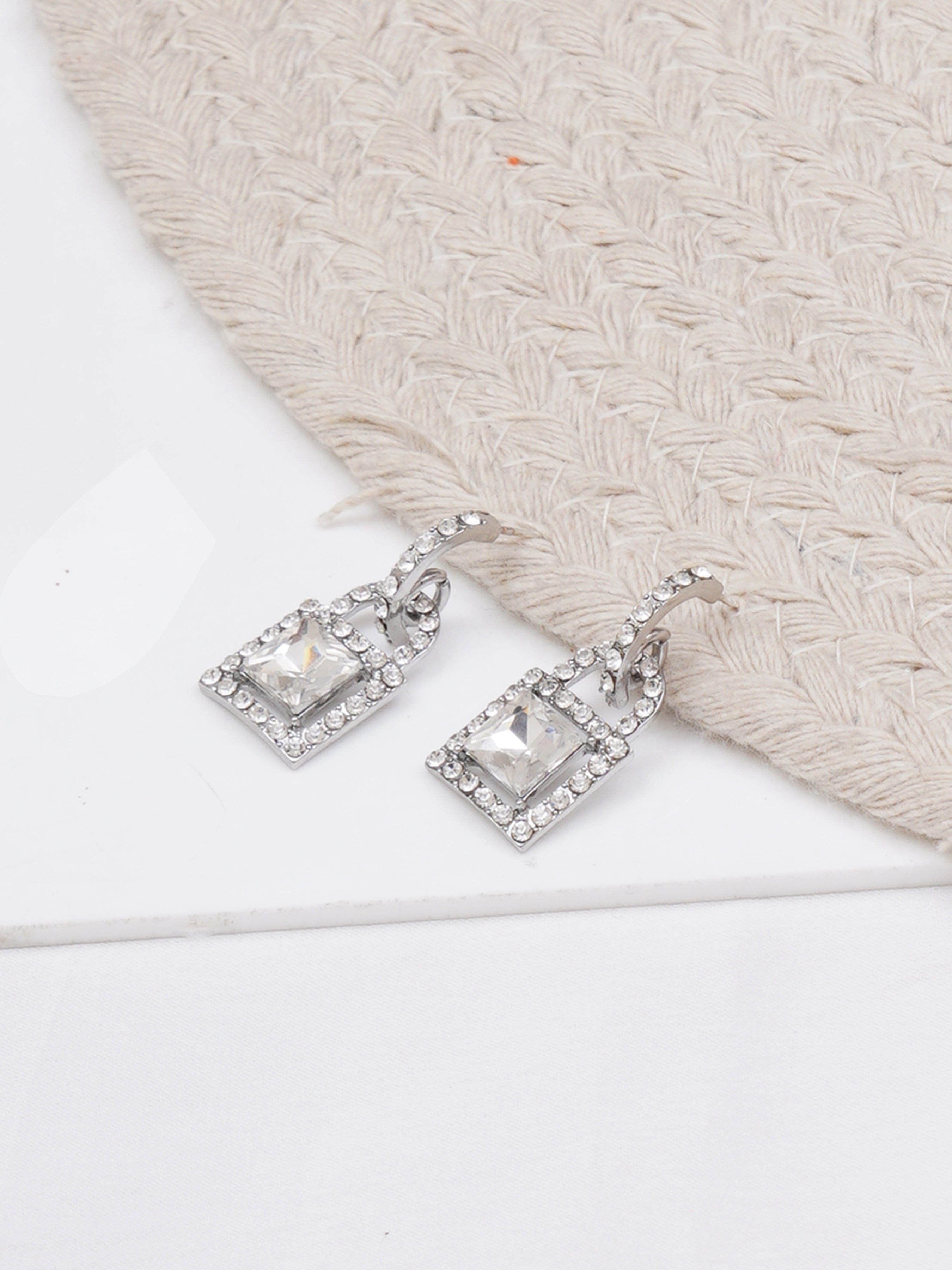 Klissaa earrings Klissaa Diamante Lock Earring