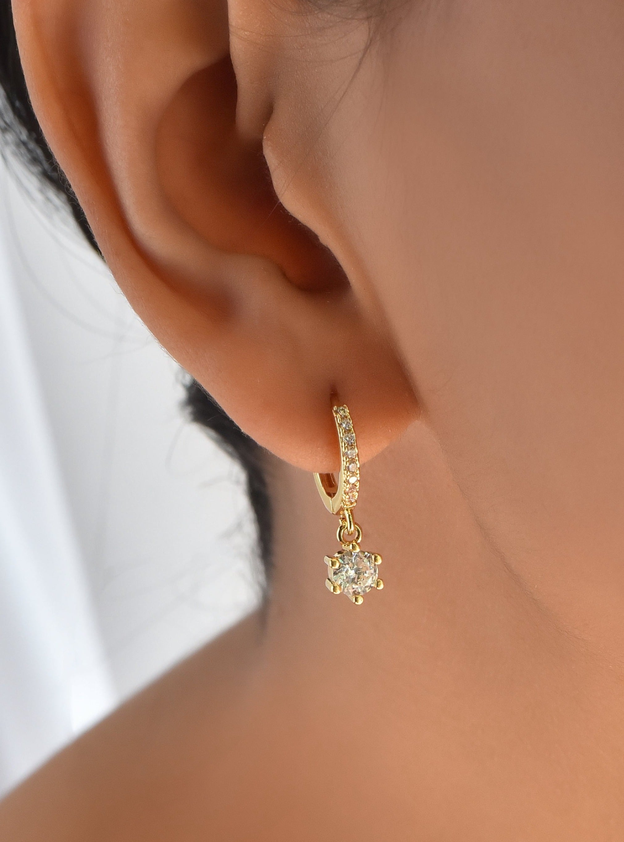 Klissaa earrings Solitaire Dangle & Drop Earrings