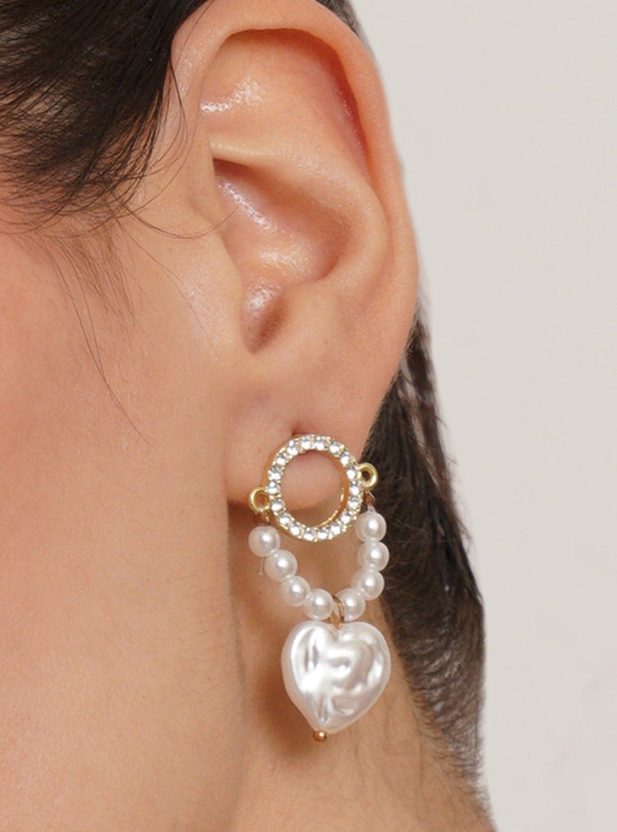 Klissaa earrings Summer Pearl String Dangler