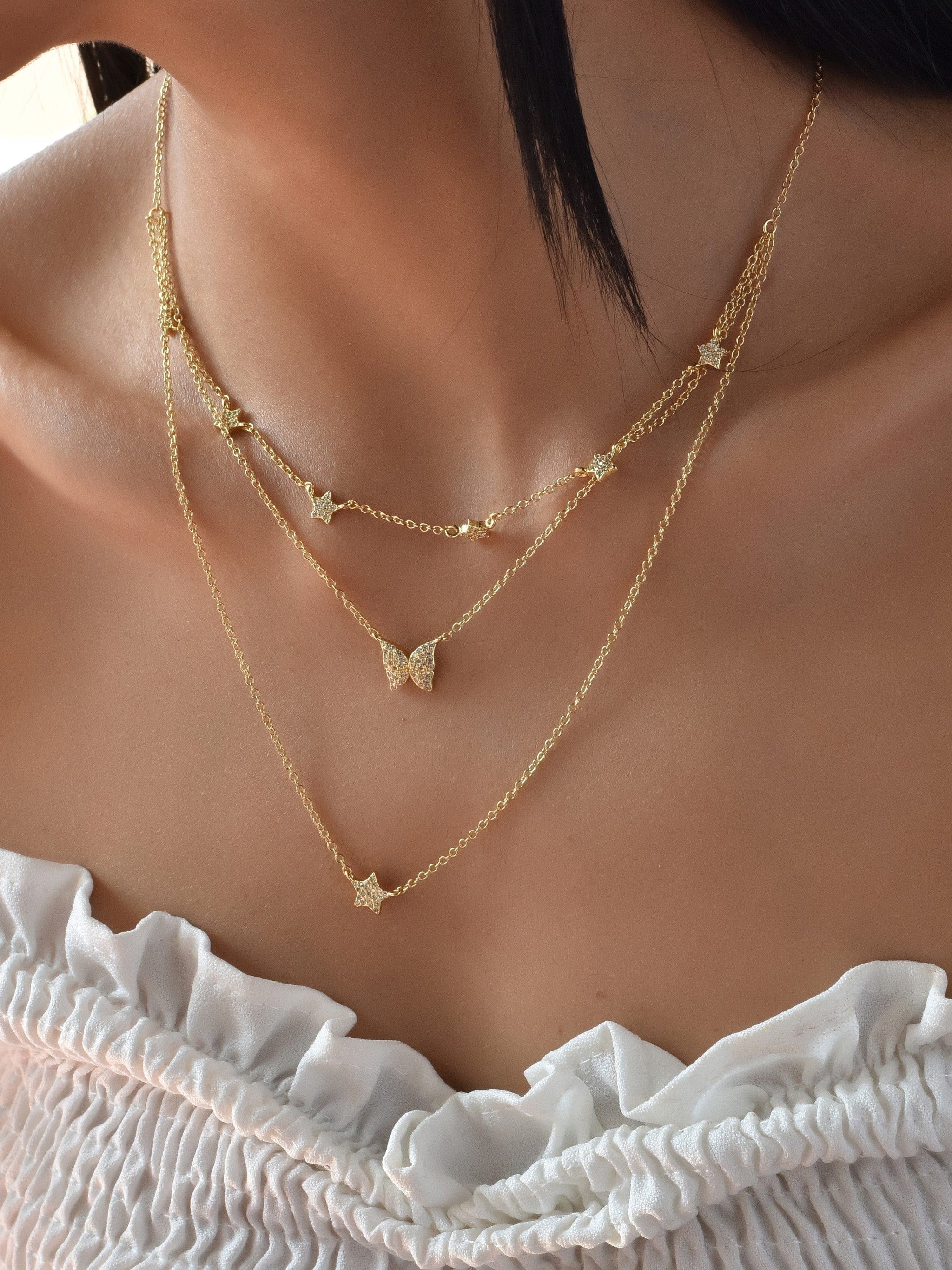 3 layer necklace
