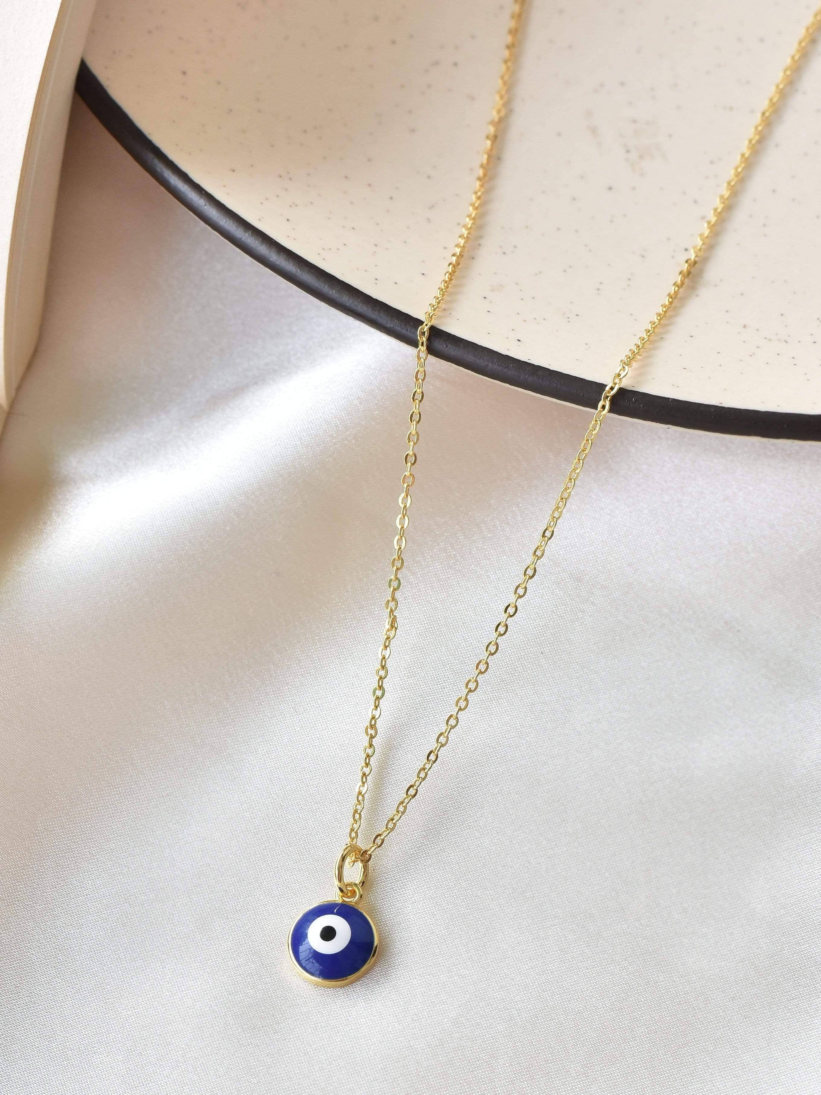 Klissaa necklace Minimalistic Evil Eye Necklace