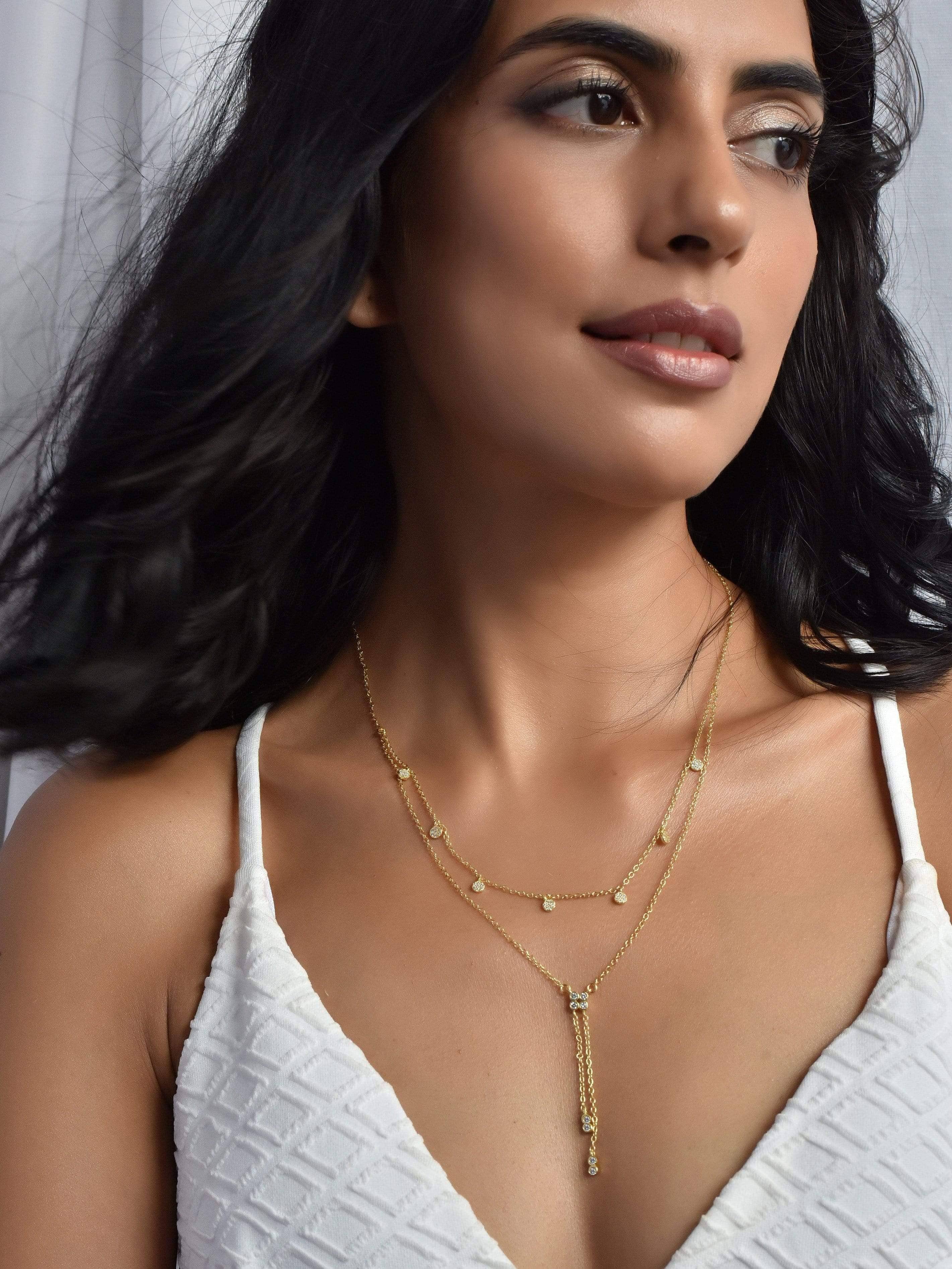 Klissaa necklace Multi Charms Layered Necklace