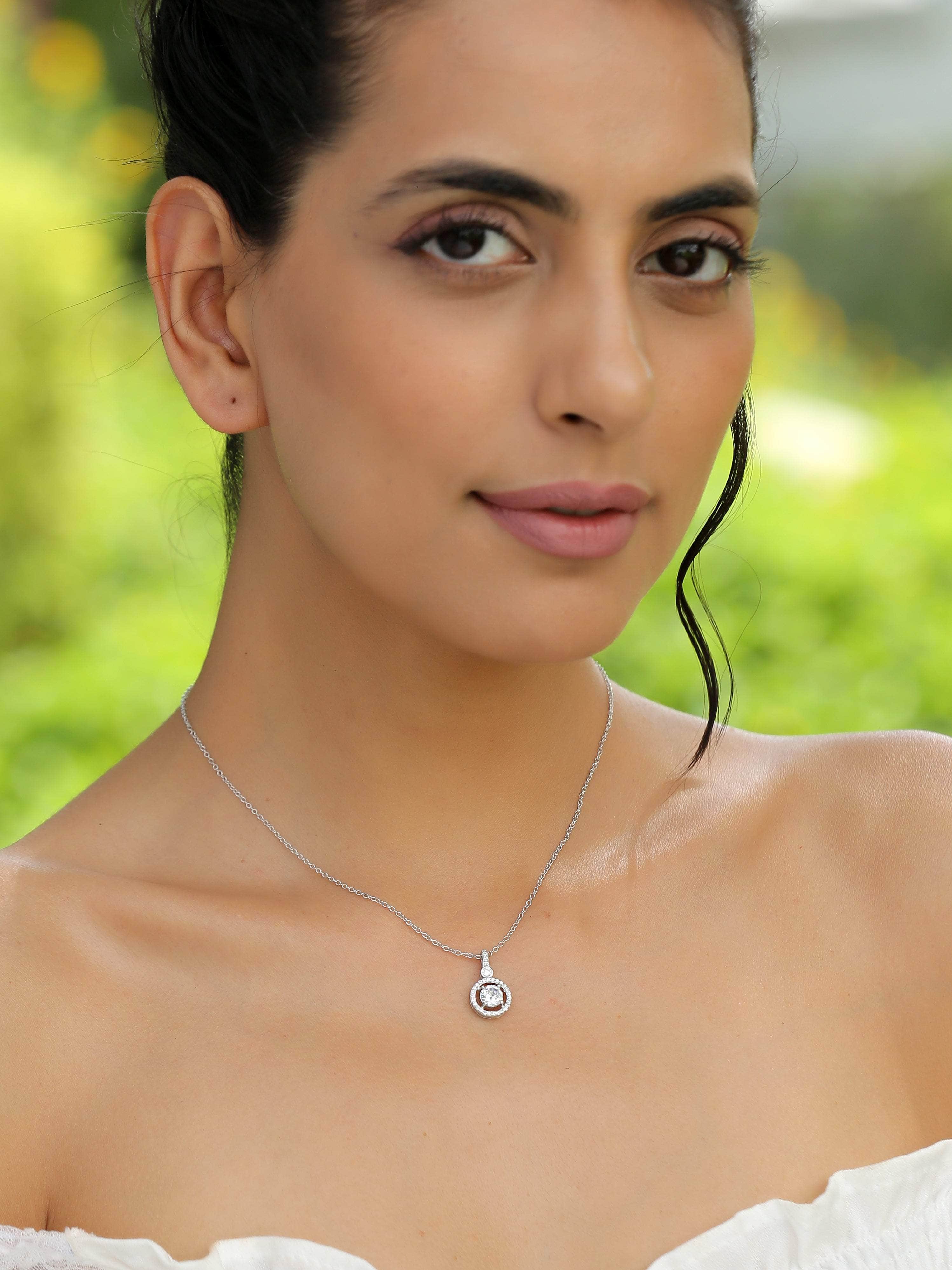 Klissaa Necklaces 925 Silver Dazzle Necklace