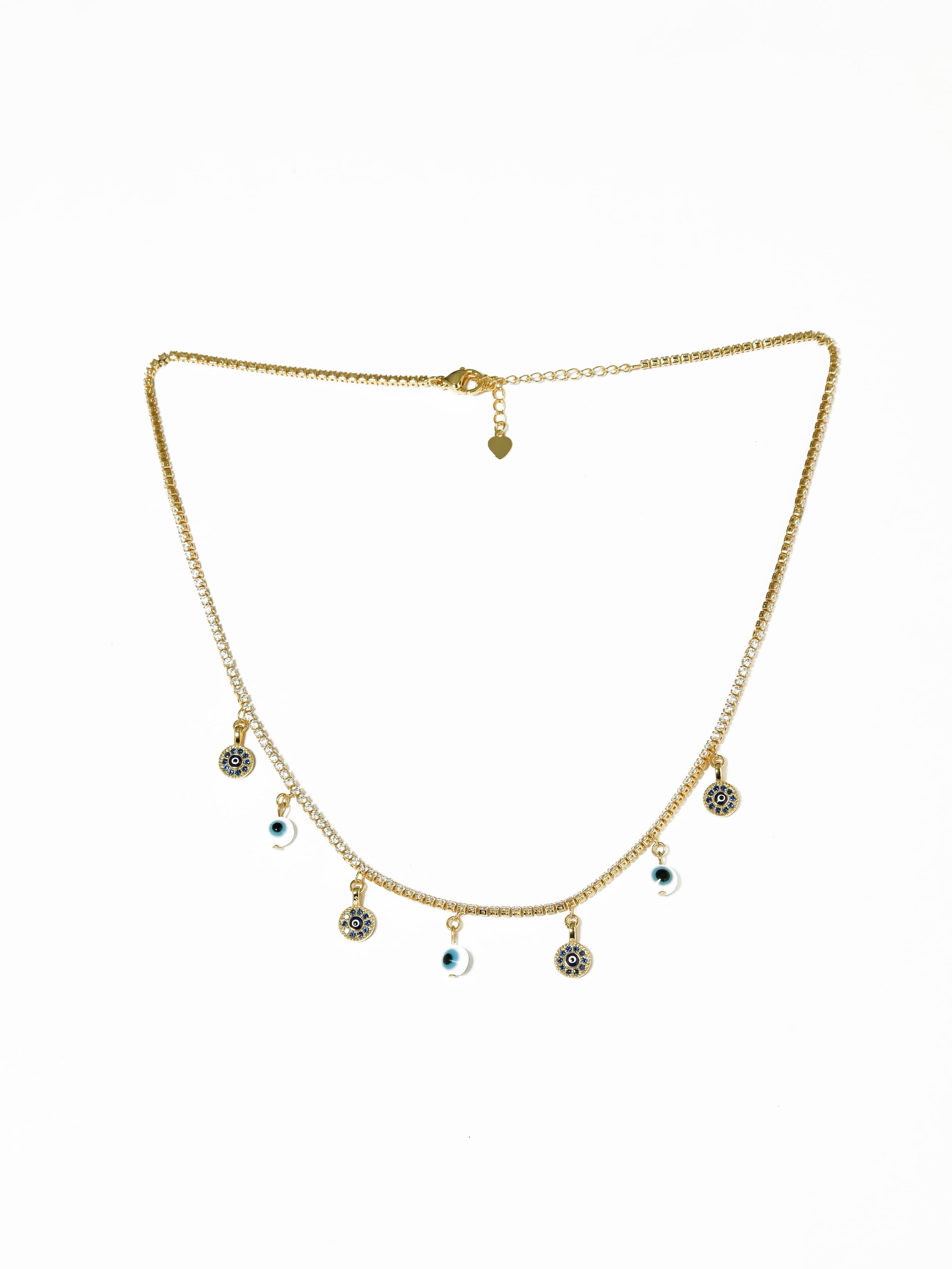 Klissaa Necklaces Amalfi Eye Nazar Necklace